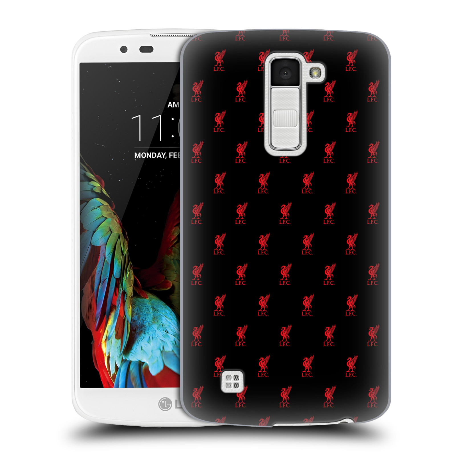 LIVERPOOL FC LFC CREST & LIVER BIRD PATTERNS HARD BACK CASE FOR LG PHONES 3 - Picture 10 of 10