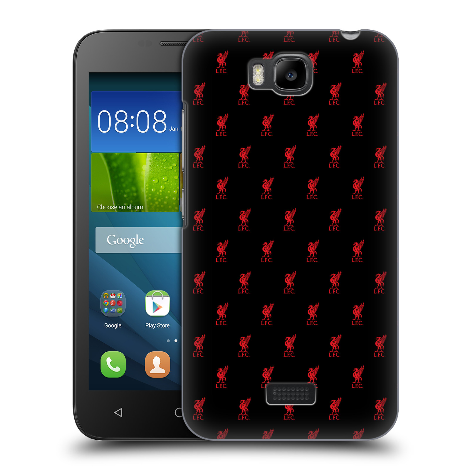 LIVERPOOL FC LFC CREST & LIVER BIRD PATTERNS HARD BACK CASE FOR HUAWEI PHONES 2 - Picture 10 of 10