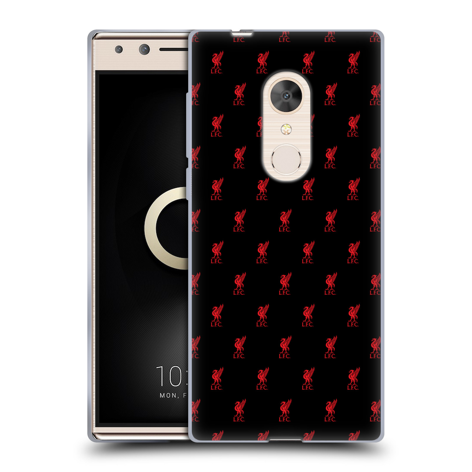 LIVERPOOL FC LFC CREST & LIVER BIRD PATTERNS SOFT GEL CASE FOR ALCATEL PHONES - Picture 10 of 10