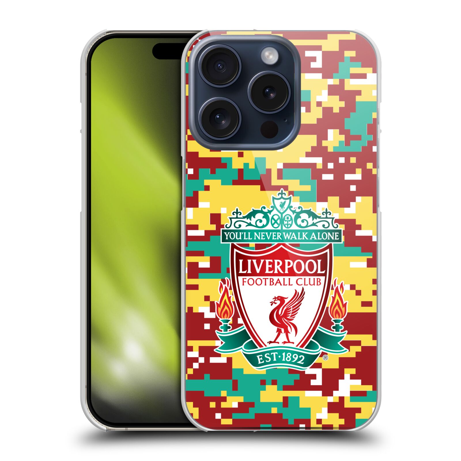 LIVERPOOL FC LFC CREST & LIVERBIRD PATTERNS 1 BACK CASE FOR APPLE iPHONE PHONES - Picture 9 of 12