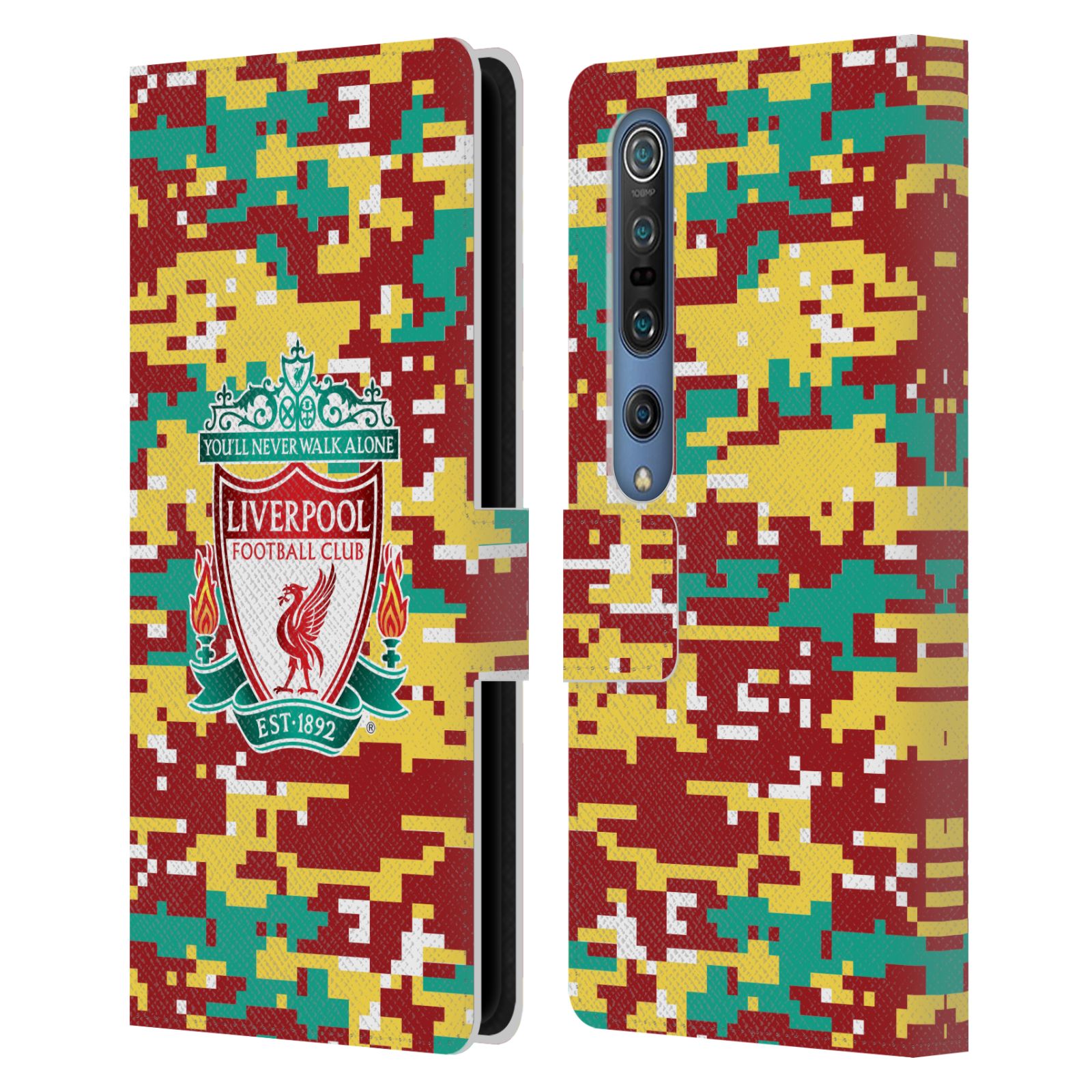LIVERPOOL FC CREST & LIVERBIRD PATTERNS 1 PU LEATHER BOOK CASE FOR XIAOMI PHONES - Picture 8 of 11
