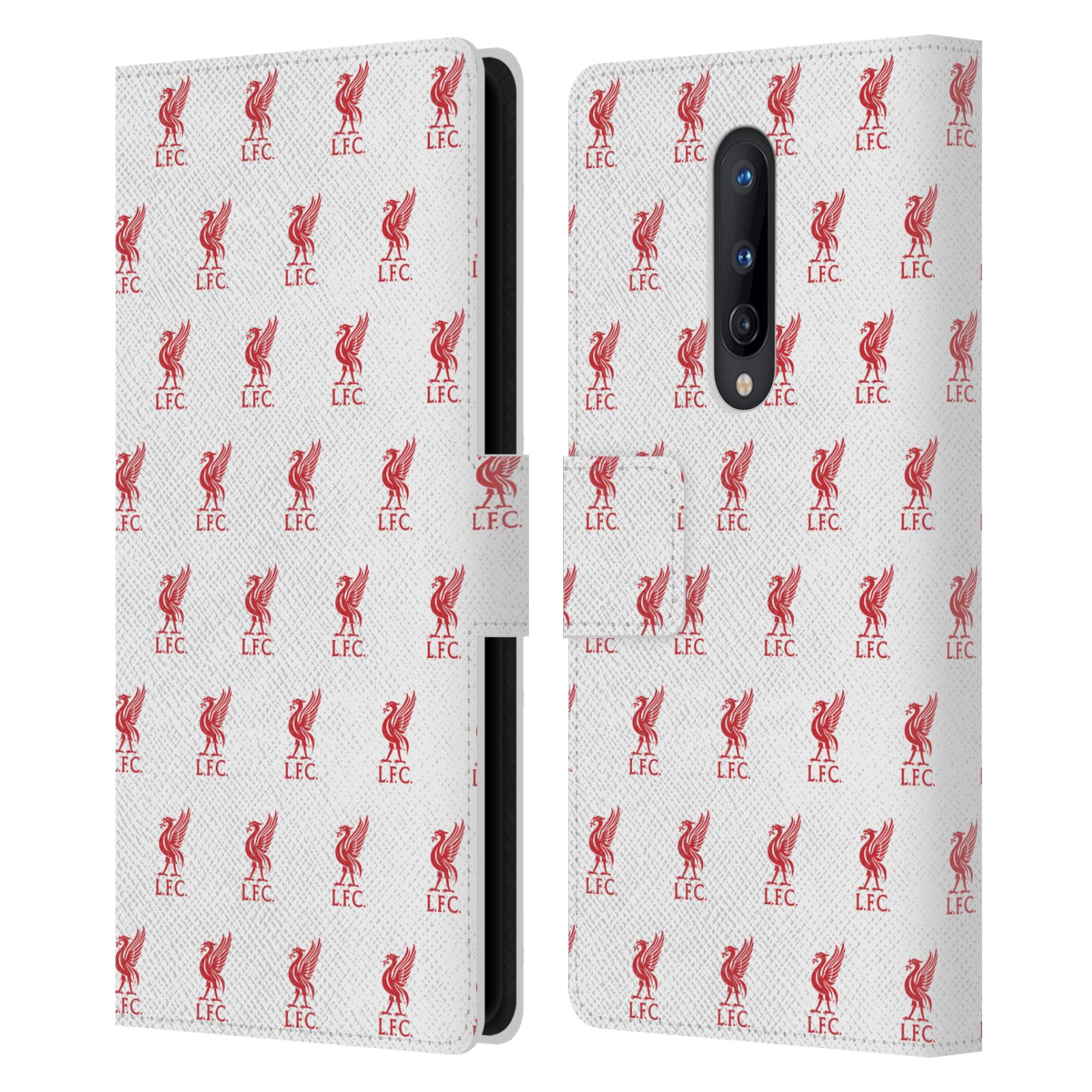 LIVERPOOL FC CREST & LIVERBIRD PATTERNS 1 PU LEATHER BOOK CASE FOR BLACKBERRY - Picture 11 of 11