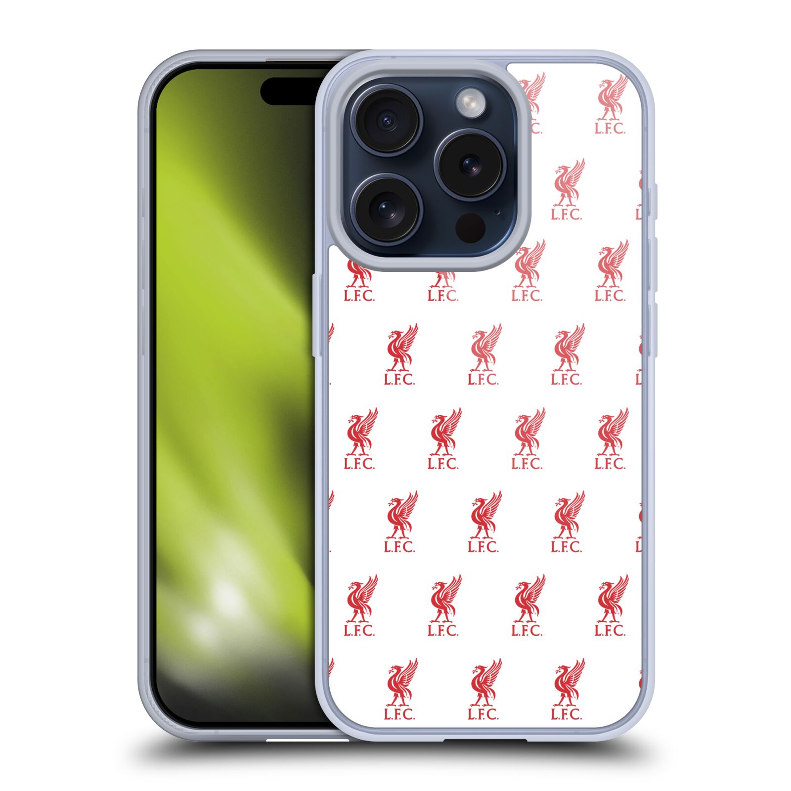 LIVERPOOL FC CREST & LIVERBIRD PATTERNS 1 GEL CASE COMPATIBLE W/ iPHONE/MAGSAFE - Picture 12 of 12