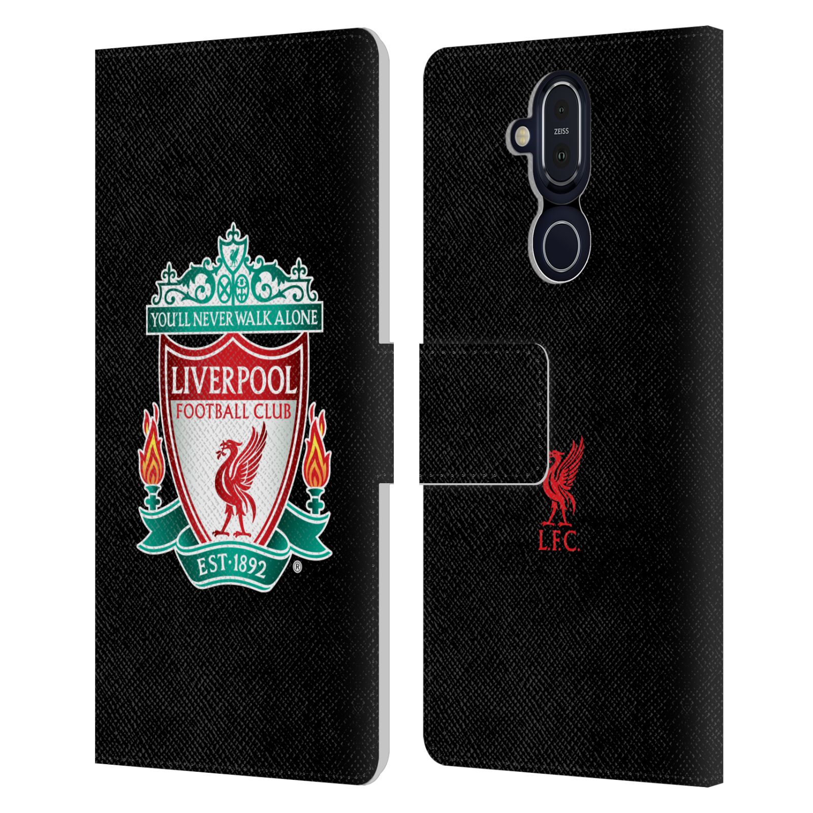 OFFICIAL LIVERPOOL FOOTBALL CLUB CREST 1 PU LEATHER BOOK CASE FOR NOKIA PHONES - Picture 7 of 19