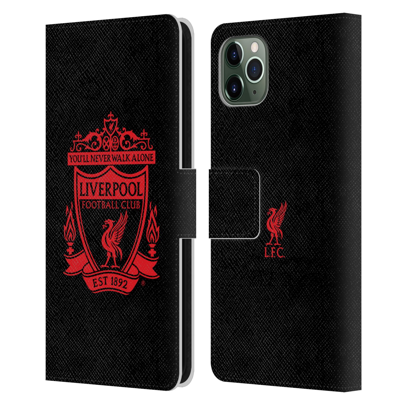 Official Liverpool Football Club Home Red Digital Camouflage PU Leather Book Wallet Case Cover Compatible For Apple iPhone 6 Plus/iPhone 6s Plus
