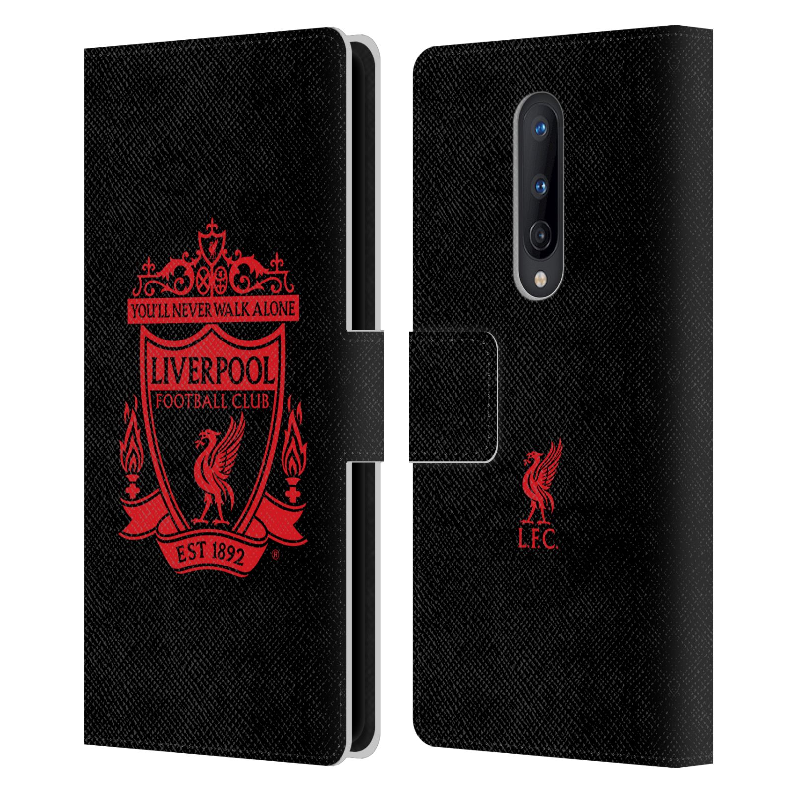 OFFICIAL LIVERPOOL FOOTBALL CLUB CREST 1 PU LEATHER BOOK CASE FOR ONEPLUS PHONES - Picture 8 of 19