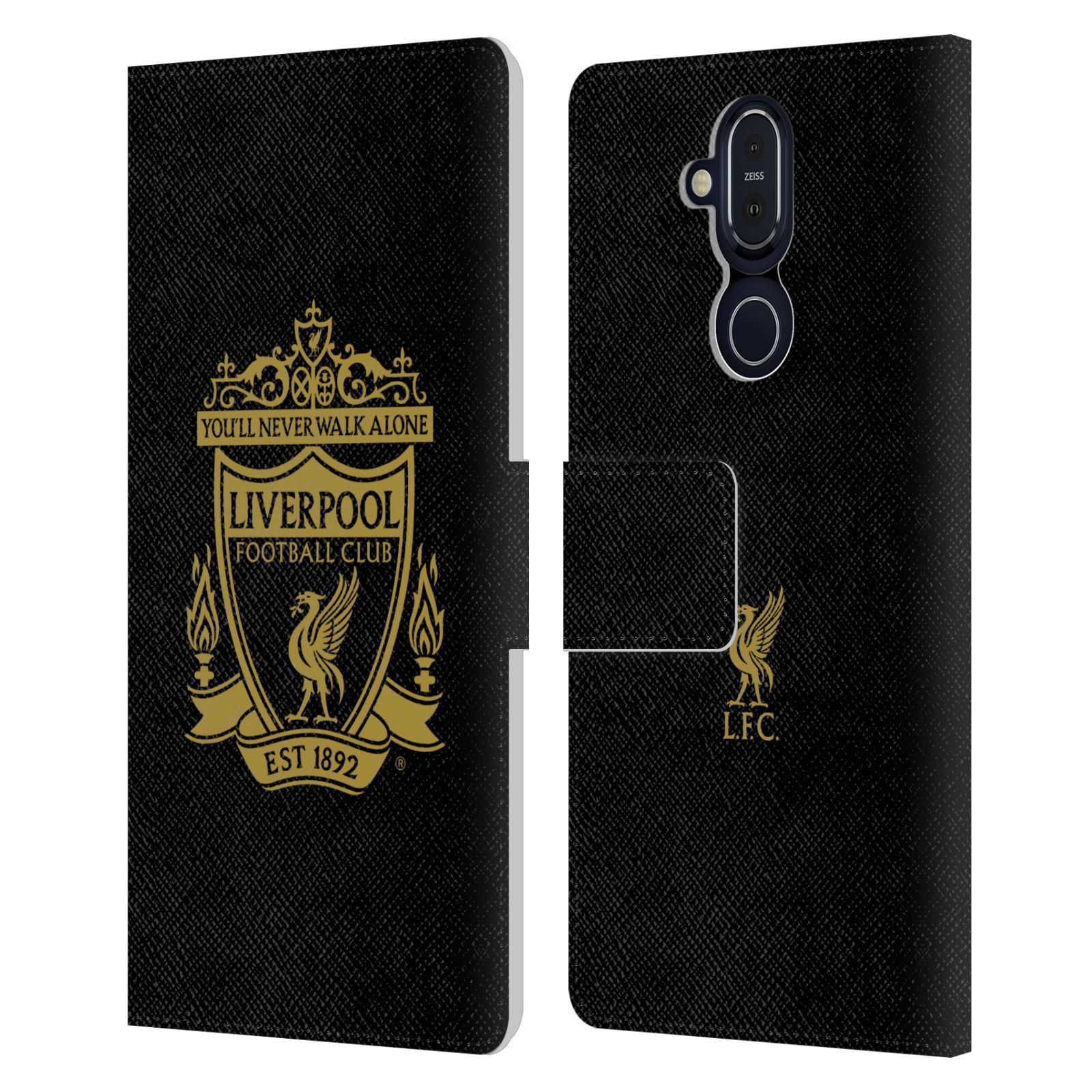 OFFICIAL LIVERPOOL FOOTBALL CLUB CREST 1 PU LEATHER BOOK CASE FOR NOKIA PHONES - Picture 9 of 19