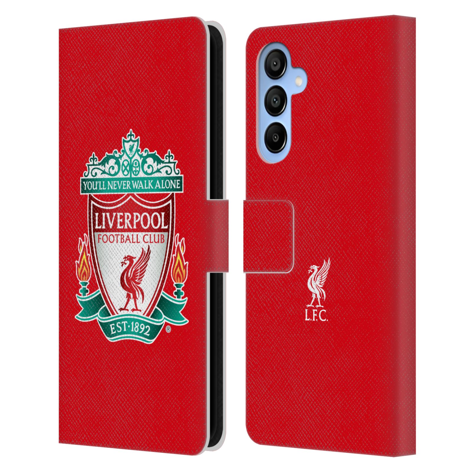 Red 1 Leather Wallet Case for Galaxy A16 5G