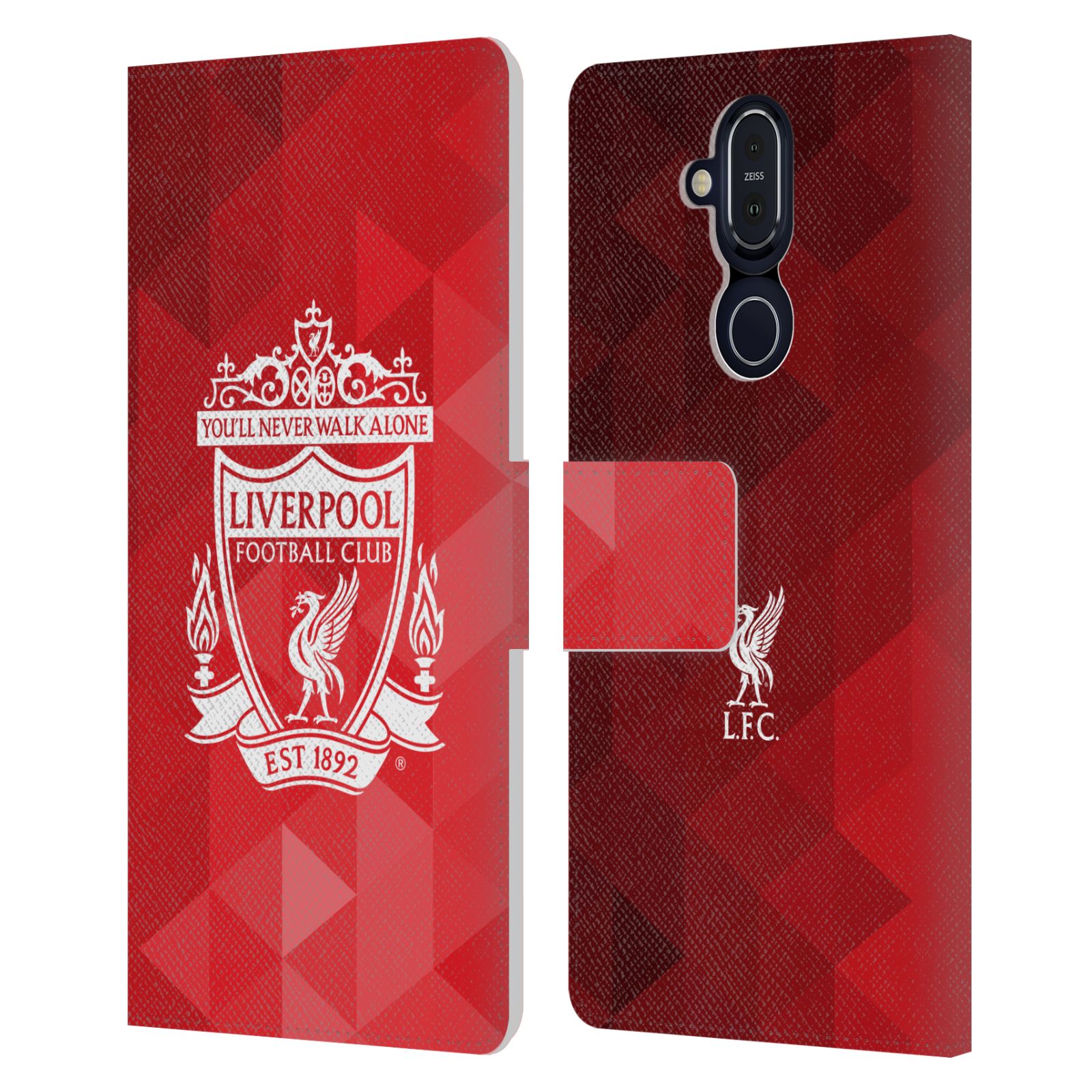 OFFICIAL LIVERPOOL FOOTBALL CLUB CREST 1 PU LEATHER BOOK CASE FOR NOKIA PHONES - Picture 15 of 19
