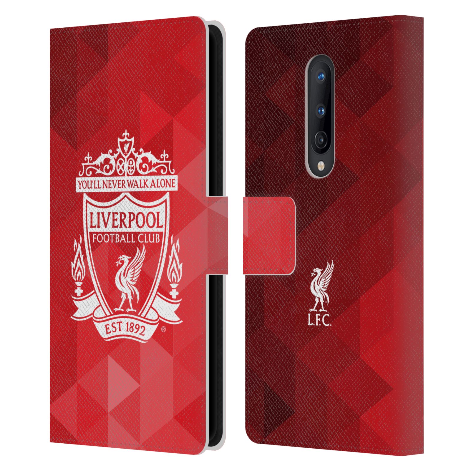 OFFICIAL LIVERPOOL FOOTBALL CLUB CREST 1 PU LEATHER BOOK CASE FOR ONEPLUS PHONES - Picture 15 of 19