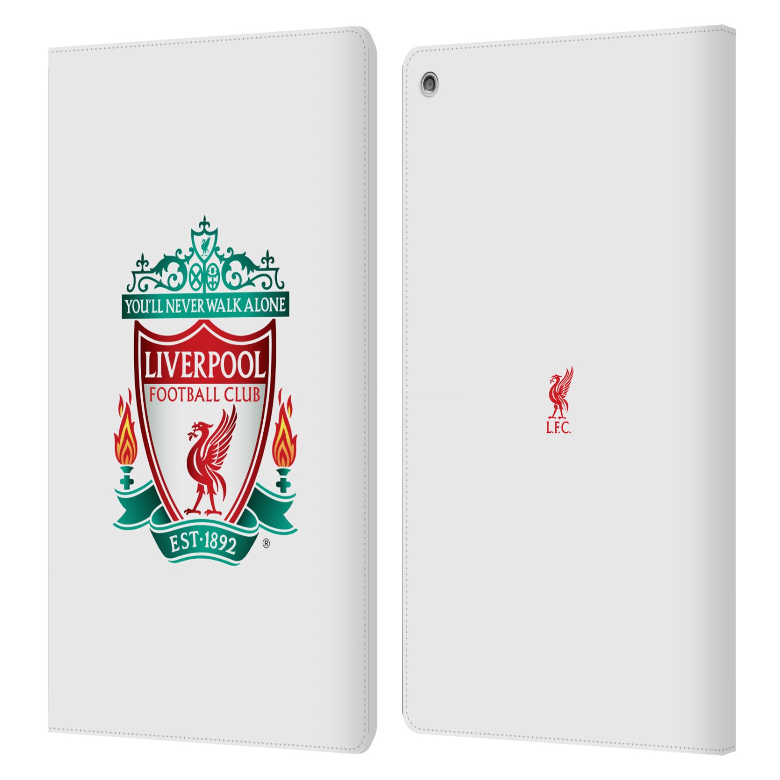 Head Case Designs Custodia Portafoglio Liverpool FC Per Fire HD 8/8 Plus (2020) – Pelle Con Tasche E Supporto