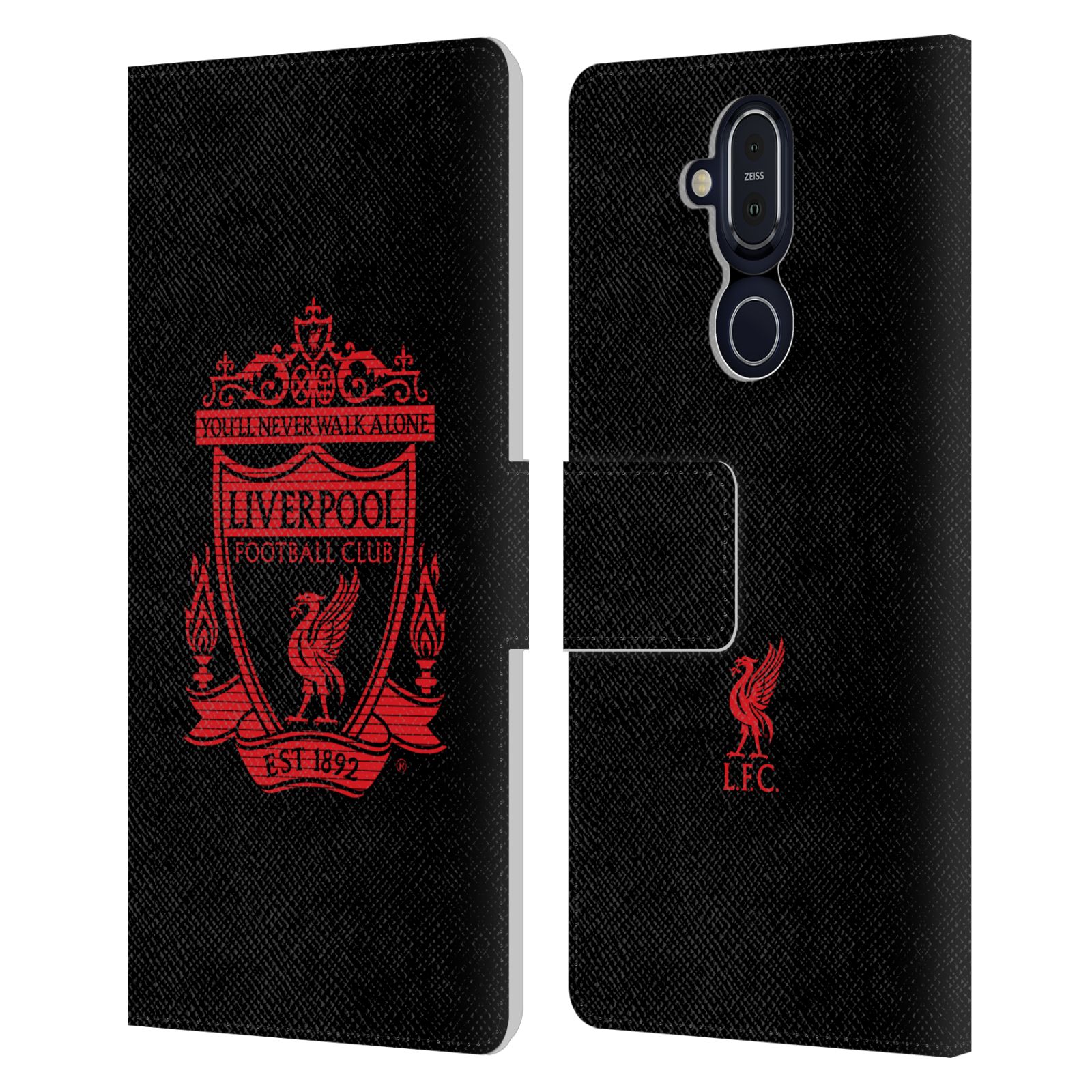 OFFICIAL LIVERPOOL FOOTBALL CLUB CREST 2 PU LEATHER BOOK CASE FOR NOKIA PHONES - Picture 7 of 16