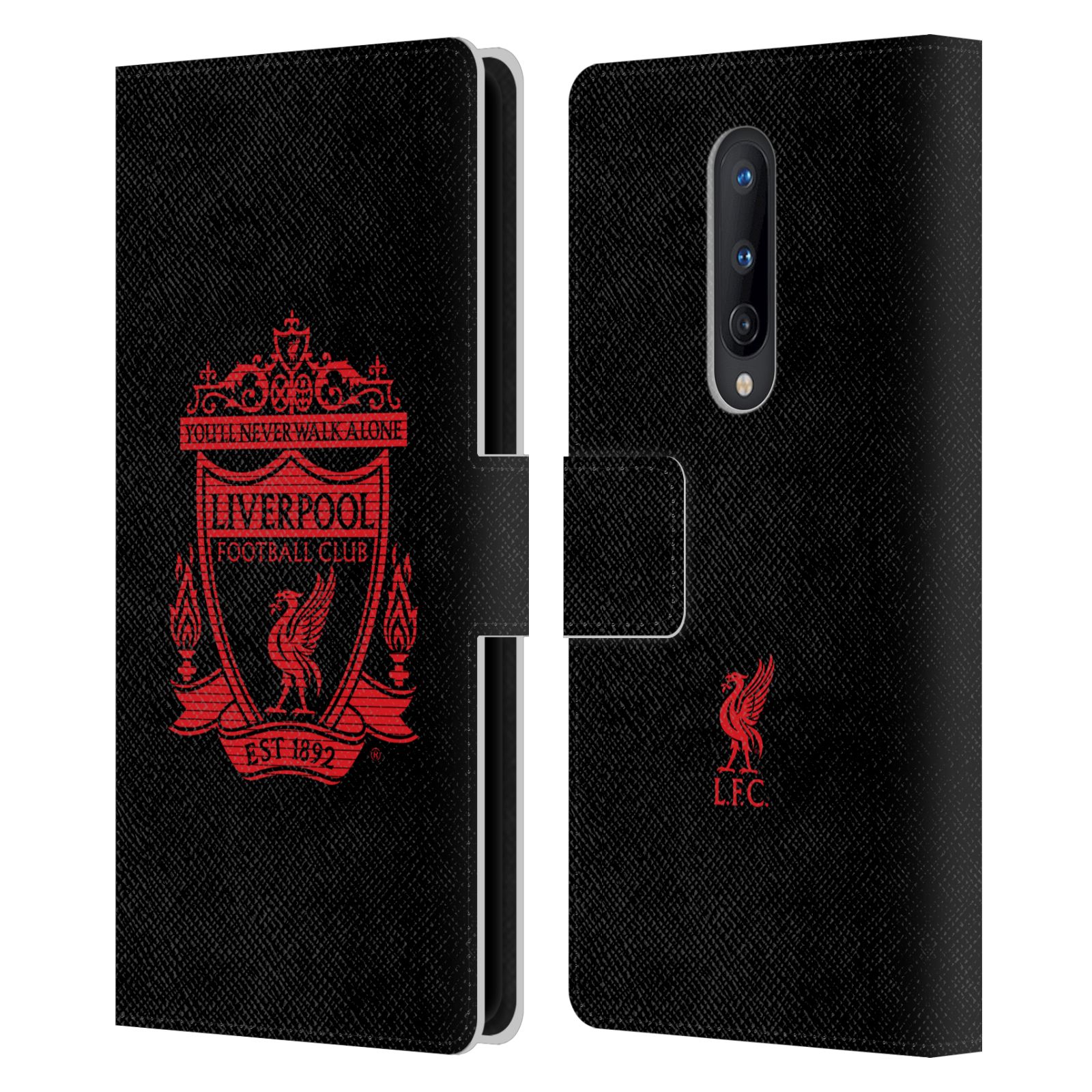 OFFICIAL LIVERPOOL FOOTBALL CLUB CREST 2 PU LEATHER BOOK CASE FOR ONEPLUS PHONES - Picture 7 of 16