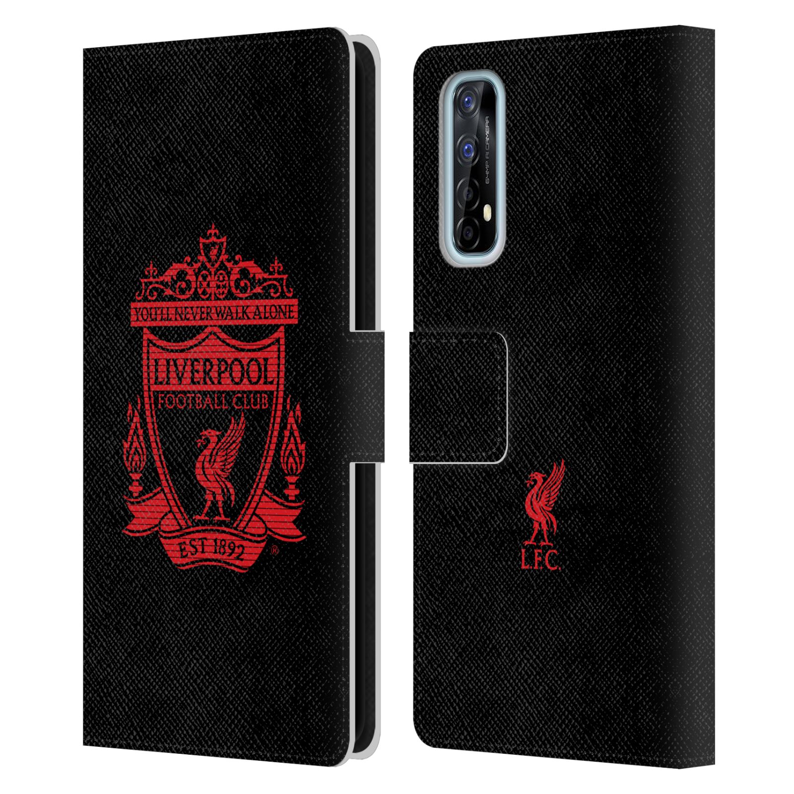 FUNDA OFICIAL LIVERPOOL CLUB DE FÚTBOL CREST 2 PU CUERO LIBRO PARA TELÉFONOS REALME - Imagen 7 de 16
