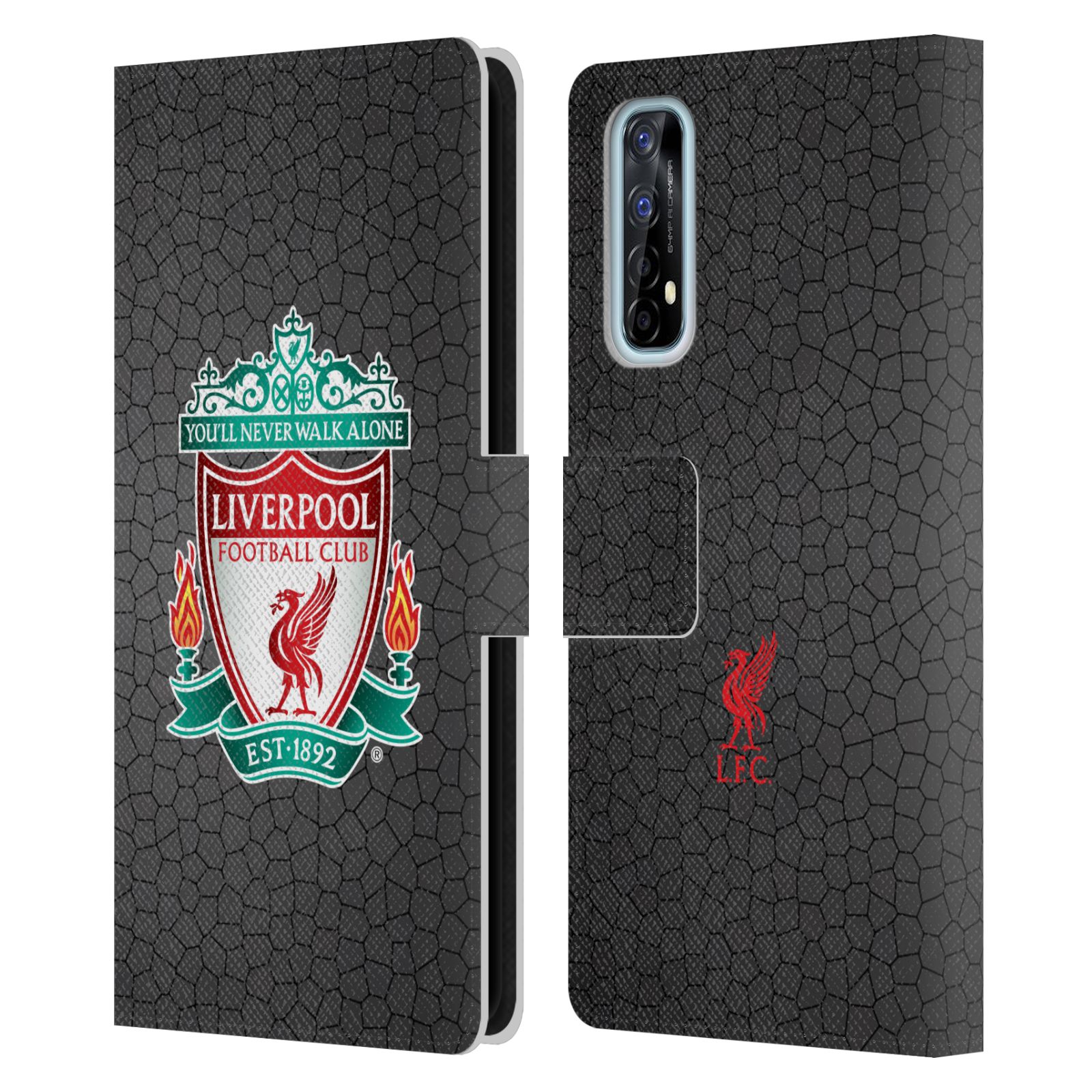 FUNDA OFICIAL LIVERPOOL CLUB DE FÚTBOL CREST 2 PU CUERO LIBRO PARA TELÉFONOS REALME - Imagen 9 de 16