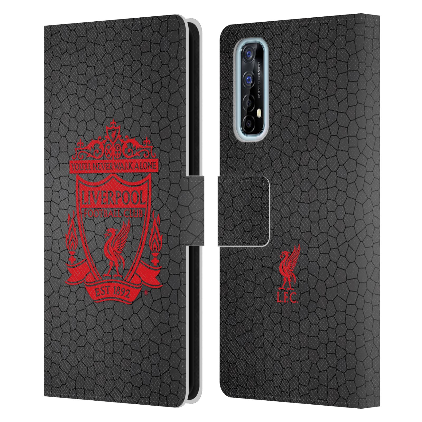 FUNDA OFICIAL LIVERPOOL CLUB DE FÚTBOL CREST 2 PU CUERO LIBRO PARA TELÉFONOS REALME - Imagen 10 de 16