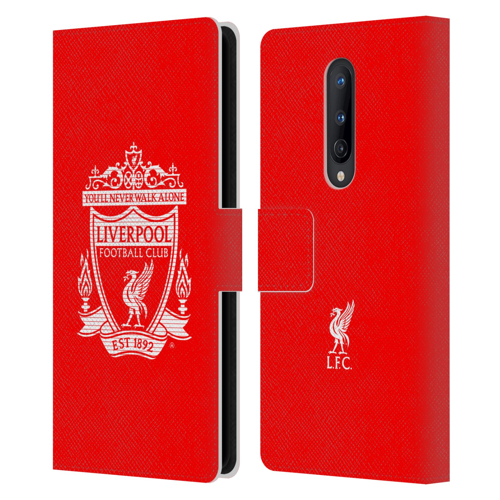 OFFICIAL LIVERPOOL FOOTBALL CLUB CREST 2 PU LEATHER BOOK CASE FOR ONEPLUS PHONES - Picture 11 of 16