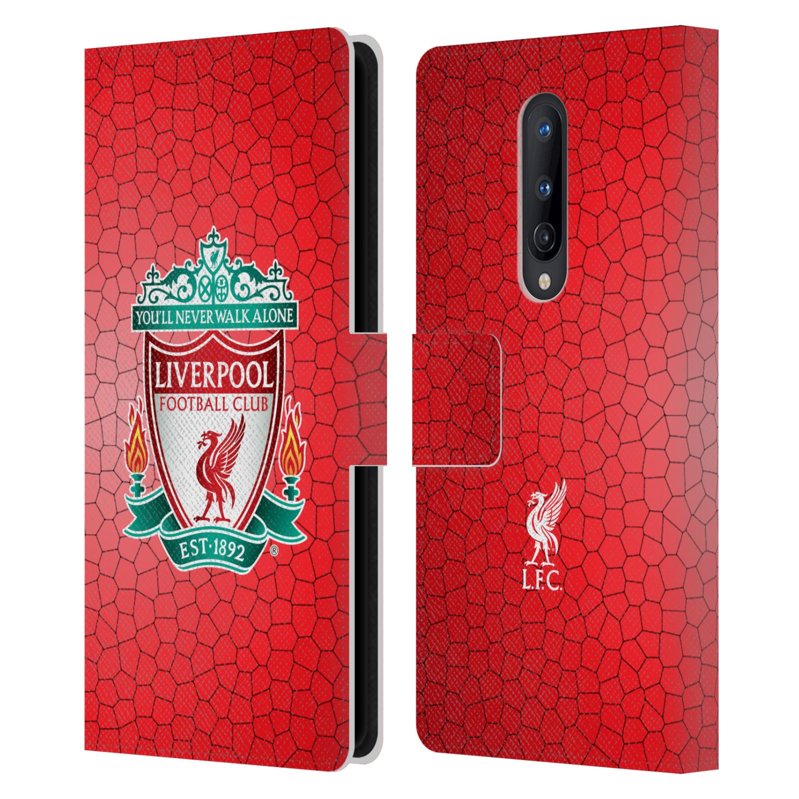 OFFICIAL LIVERPOOL FOOTBALL CLUB CREST 2 PU LEATHER BOOK CASE FOR ONEPLUS PHONES - Picture 12 of 16