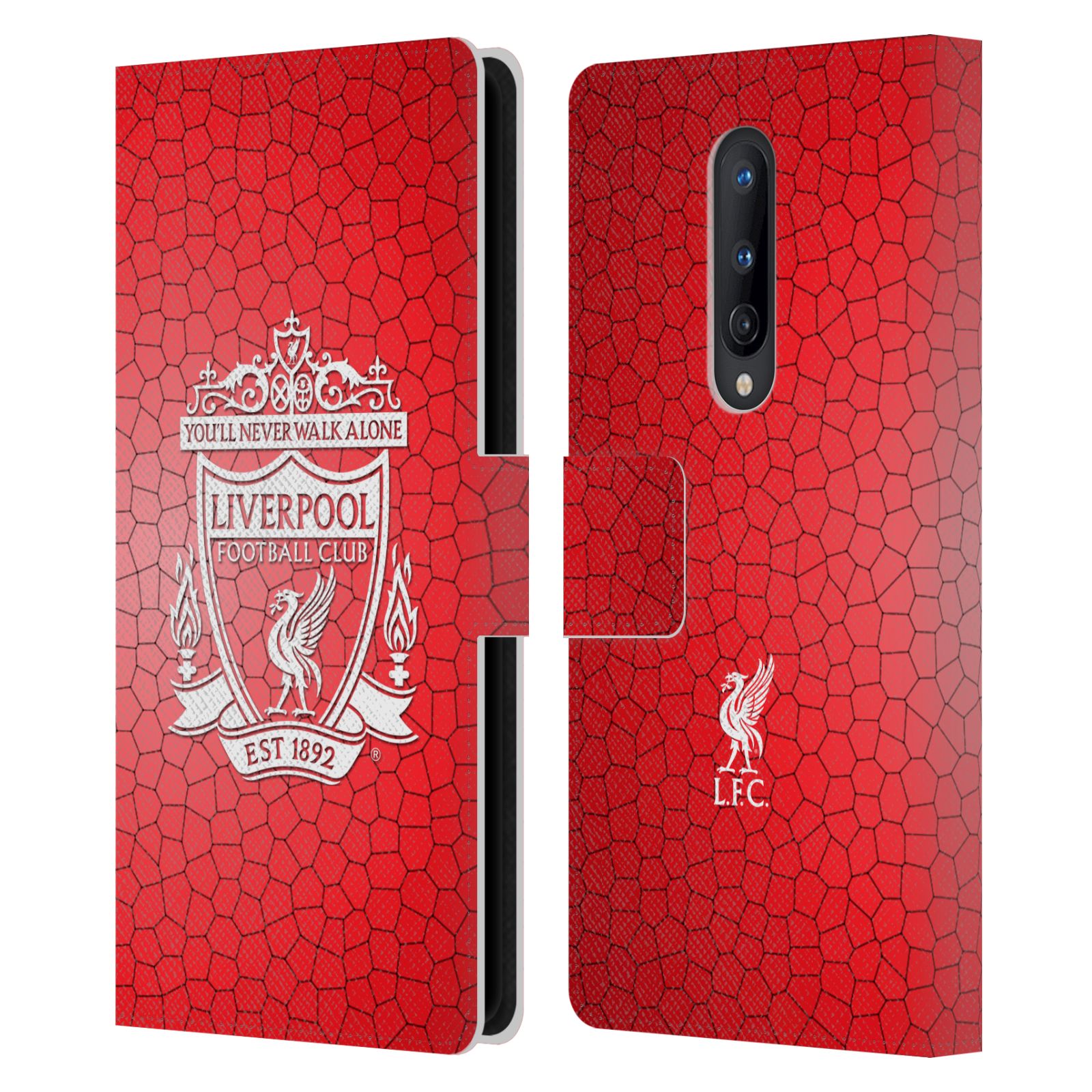 OFFICIAL LIVERPOOL FOOTBALL CLUB CREST 2 PU LEATHER BOOK CASE FOR ONEPLUS PHONES - Picture 13 of 16