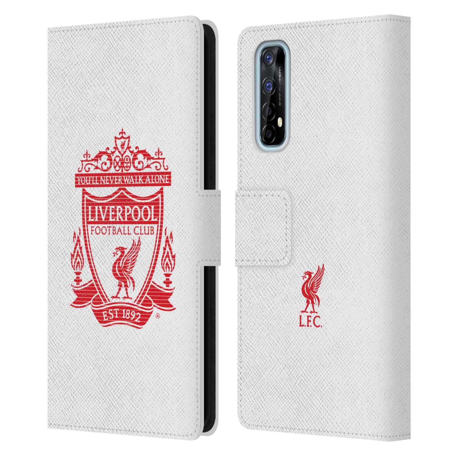 FUNDA OFICIAL LIVERPOOL CLUB DE FÚTBOL CREST 2 PU CUERO LIBRO PARA TELÉFONOS REALME - Imagen 14 de 16