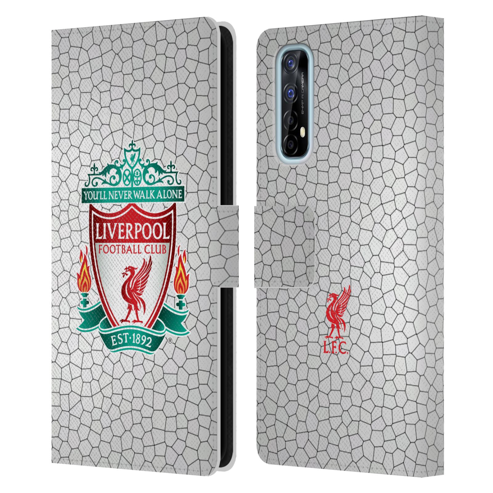 FUNDA OFICIAL LIVERPOOL CLUB DE FÚTBOL CREST 2 PU CUERO LIBRO PARA TELÉFONOS REALME - Imagen 15 de 16