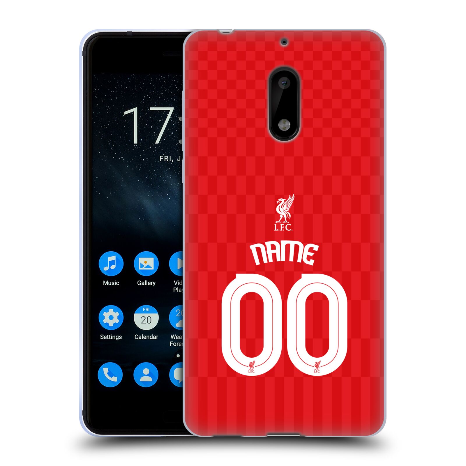 CUSTOM PERSONALIZED LIVERPOOL FC LFC PERSONAL KIT GEL CASE FOR NOKIA PHONES 1