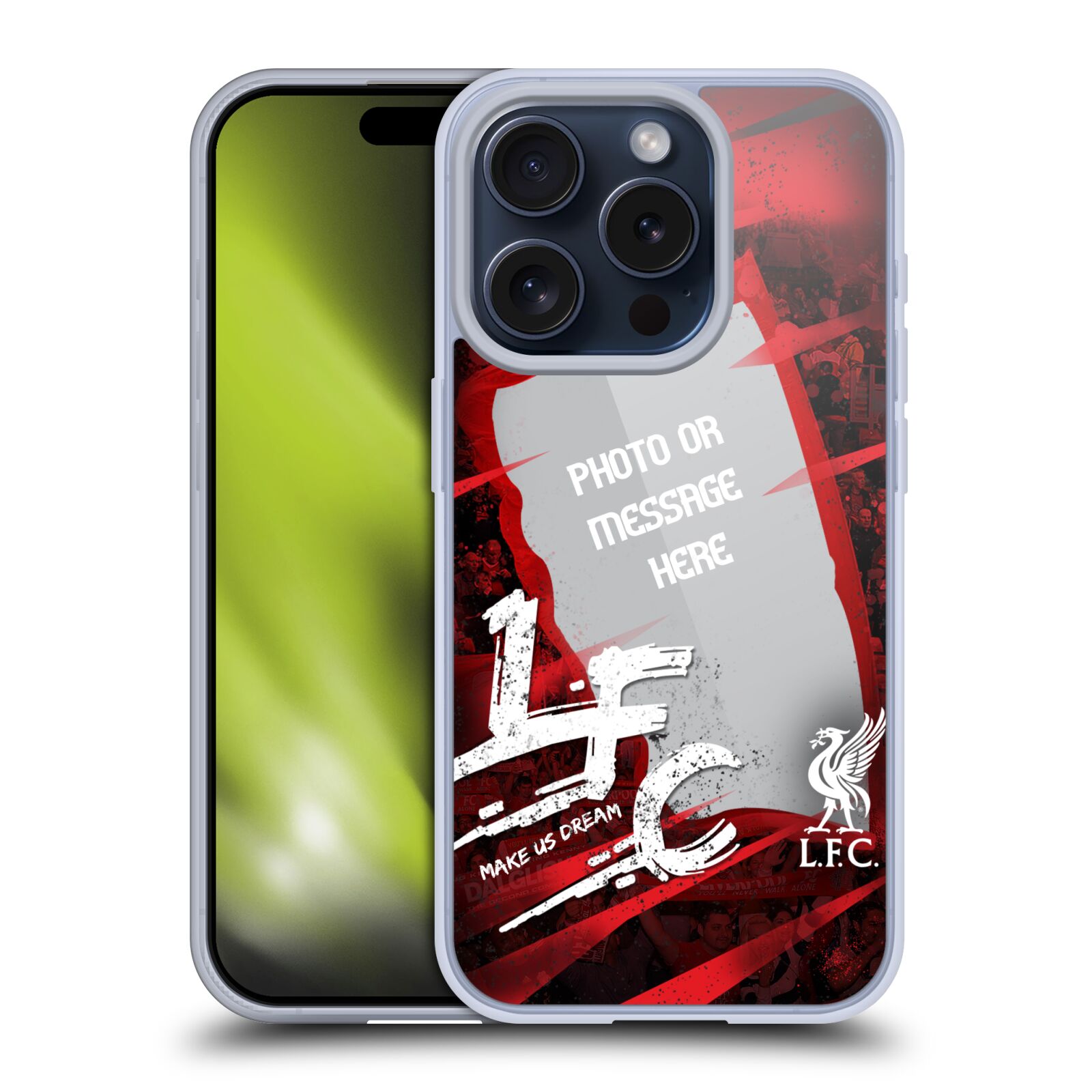 CUSTOM CUSTOMISED PERSONALISED LIVERPOOL FC GEL CASE FOR APPLE iPHONE PHONES - Picture 10 of 13