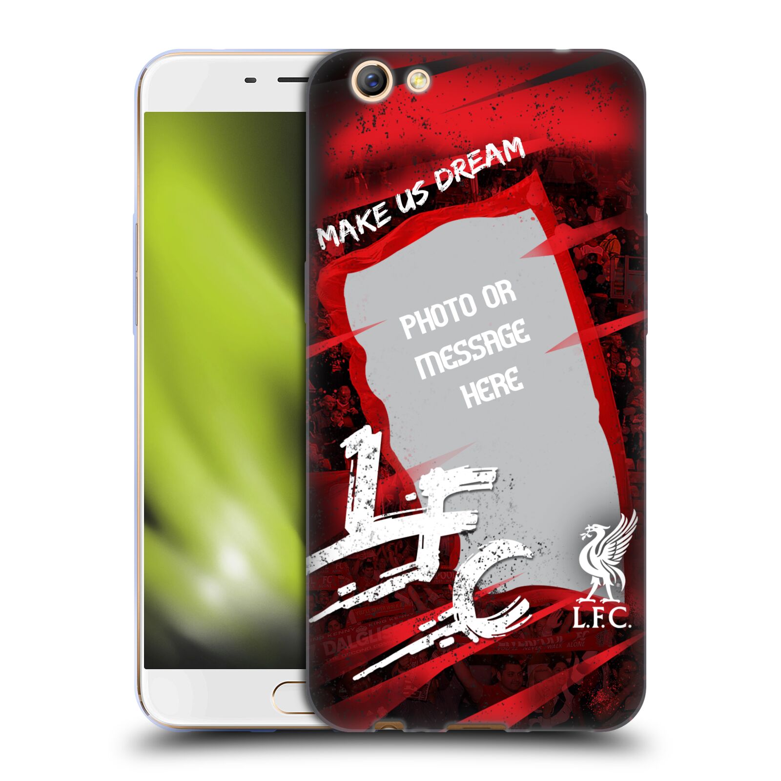 CUSTOM PERSONALIZED LIVERPOOL FC LFC LIVERPOOL FC SOFT GEL CASE FOR OPPO PHONES