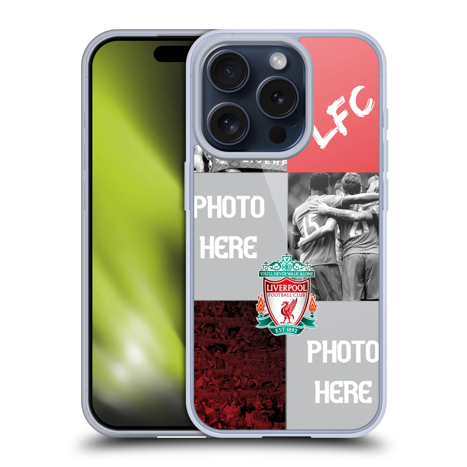 CUSTOM CUSTOMISED PERSONALISED LIVERPOOL FC GEL CASE FOR APPLE iPHONE PHONES - Picture 7 of 13