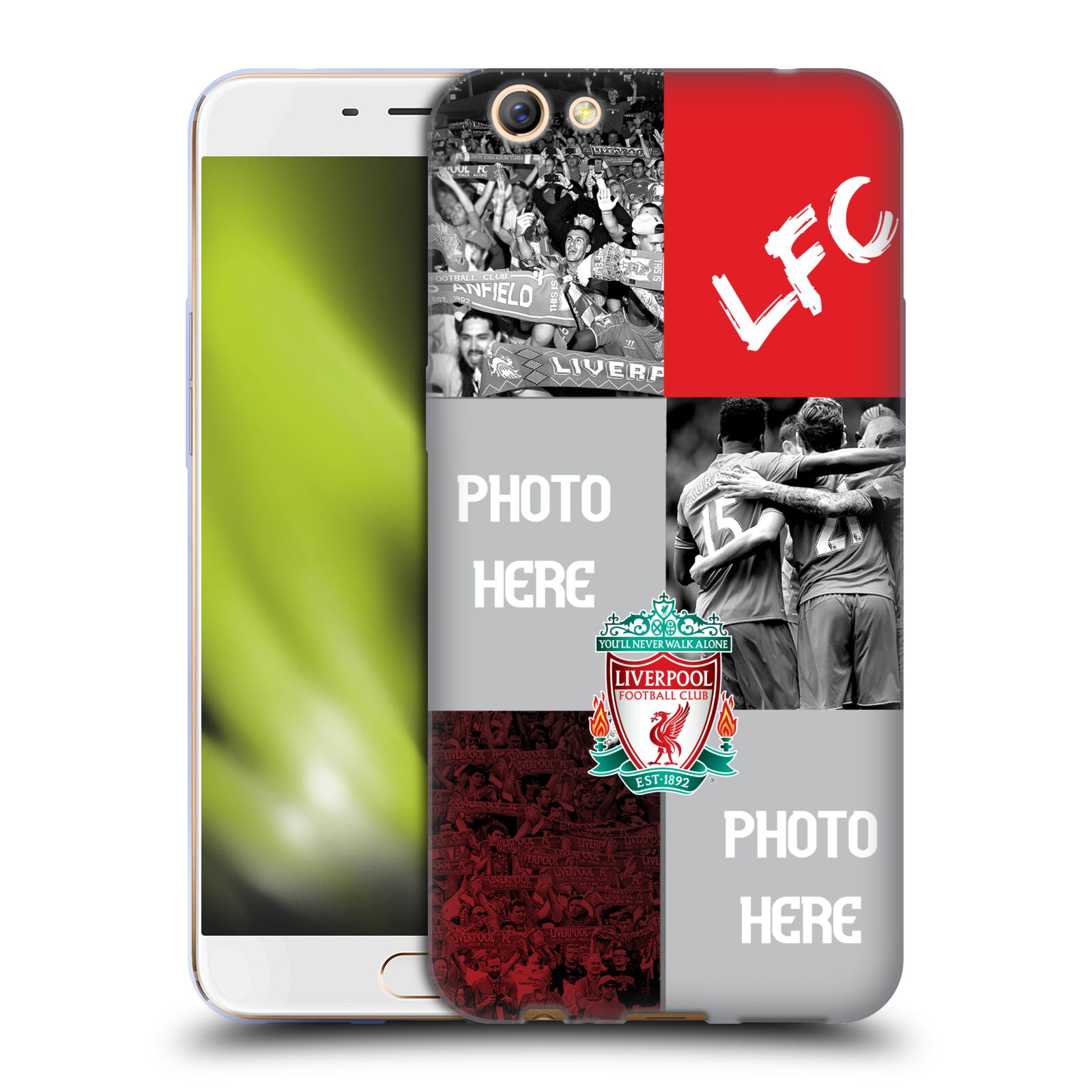 CUSTOM PERSONALIZED LIVERPOOL FC LFC LIVERPOOL FC SOFT GEL CASE FOR OPPO PHONES