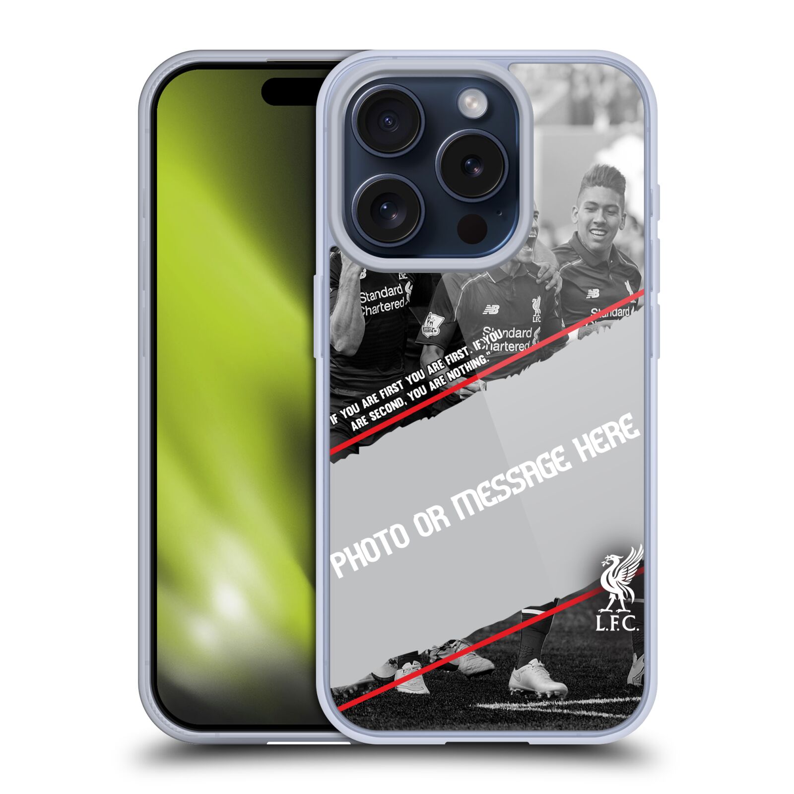 CUSTOM CUSTOMISED PERSONALISED LIVERPOOL FC GEL CASE FOR APPLE iPHONE PHONES - Picture 9 of 13