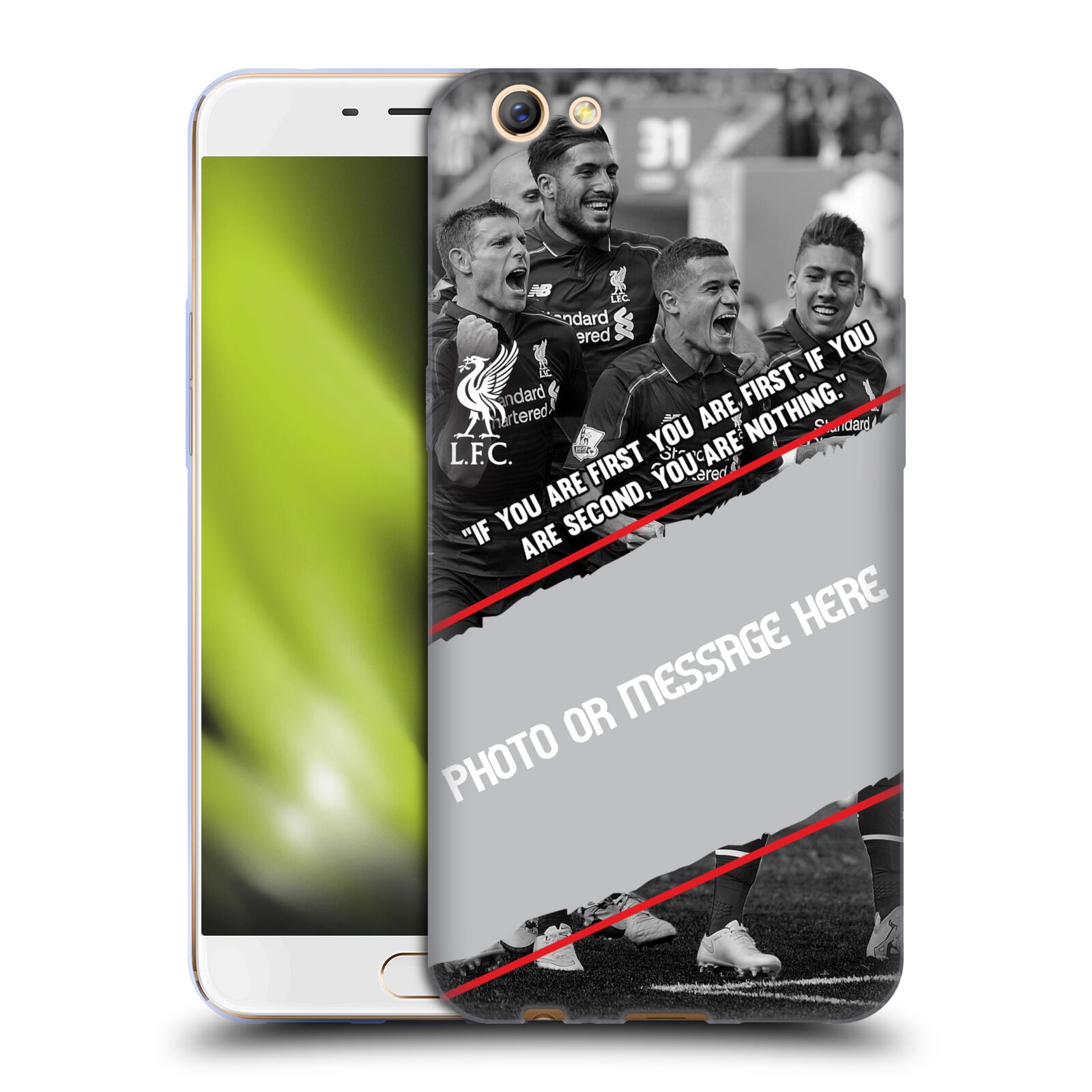 CUSTOM PERSONALIZED LIVERPOOL FC LFC LIVERPOOL FC SOFT GEL CASE FOR OPPO PHONES