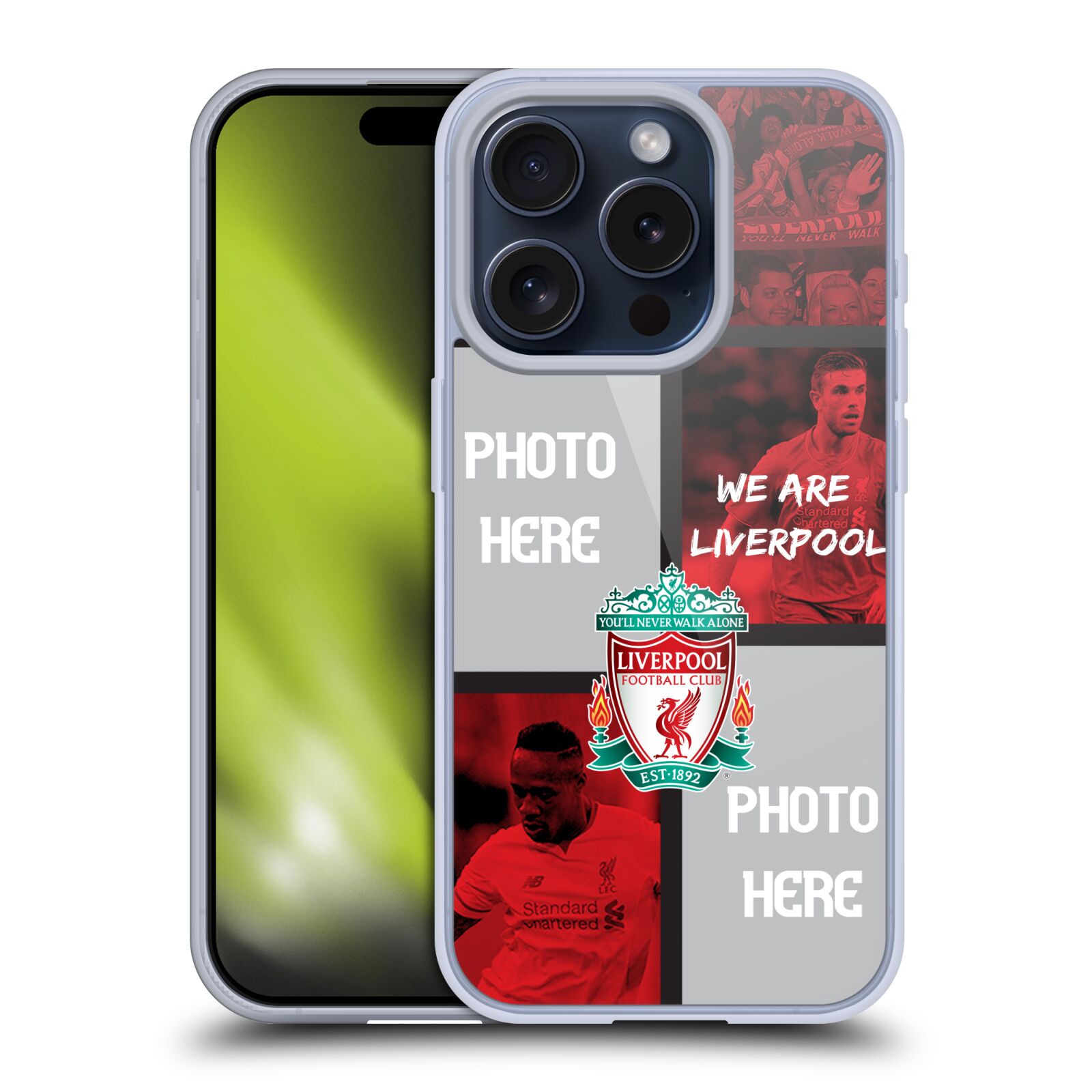 CUSTOM CUSTOMISED PERSONALISED LIVERPOOL FC GEL CASE FOR APPLE iPHONE PHONES - Picture 13 of 13