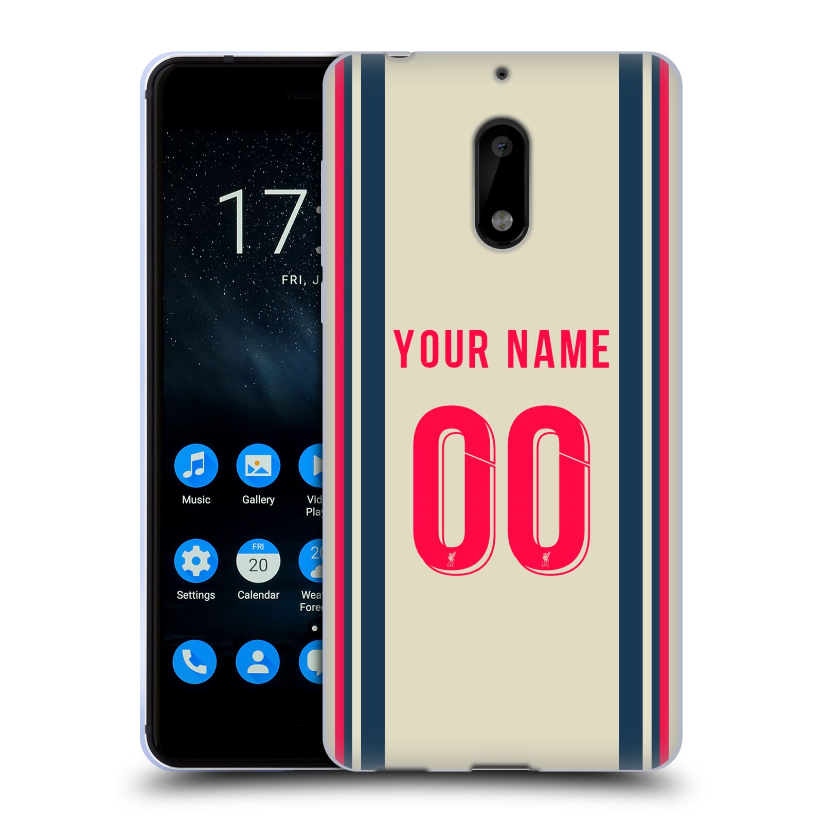 PERSONALISED LIVERPOOL FOOTBALL CLUB 2021/22 KIT GEL CASE FOR NOKIA PHONES 1 - Picture 7 of 8