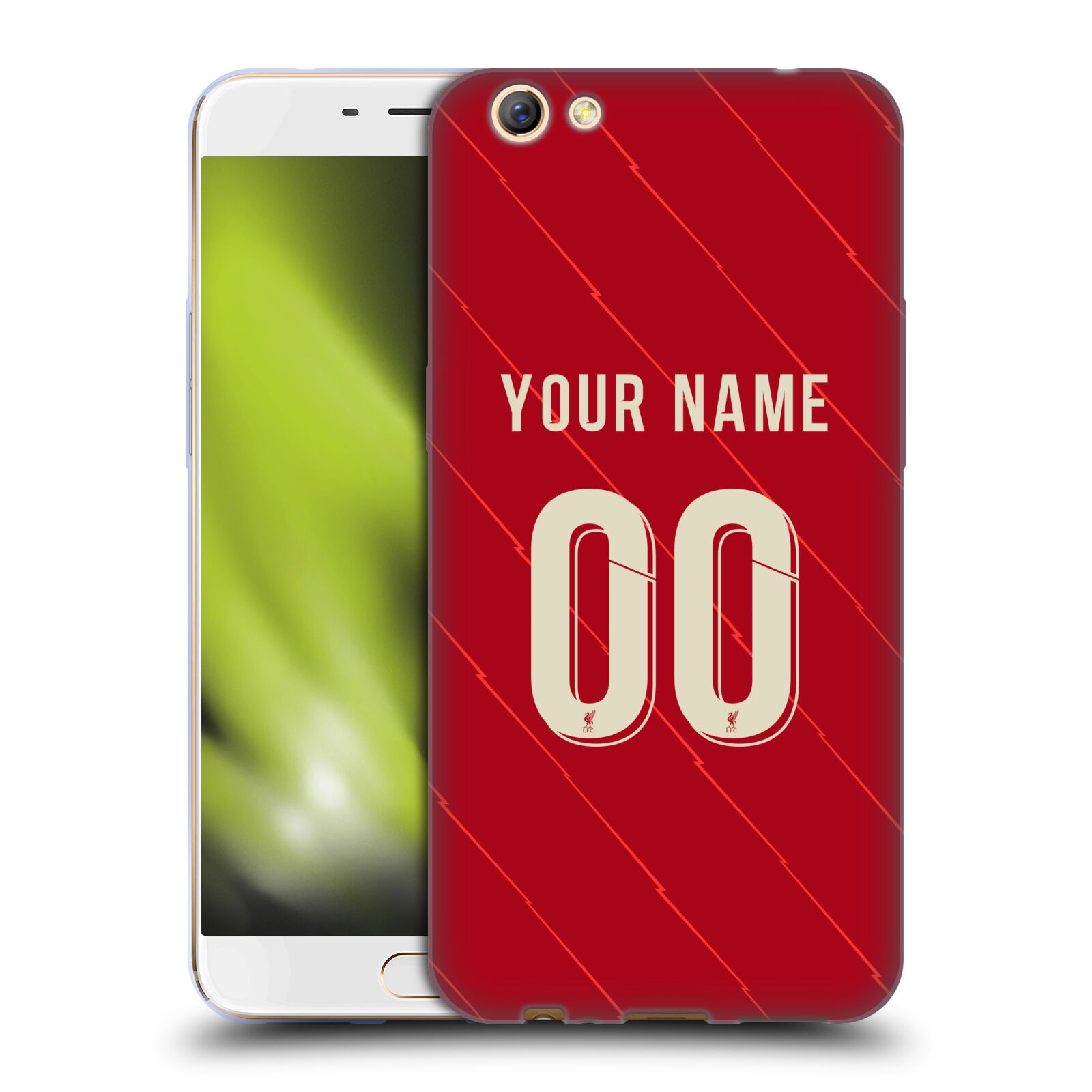 CUSTOM CUSTOMIZED PERSONALIZED LIVERPOOL FC 2021/22 KIT GEL CASE FOR OPPO PHONES