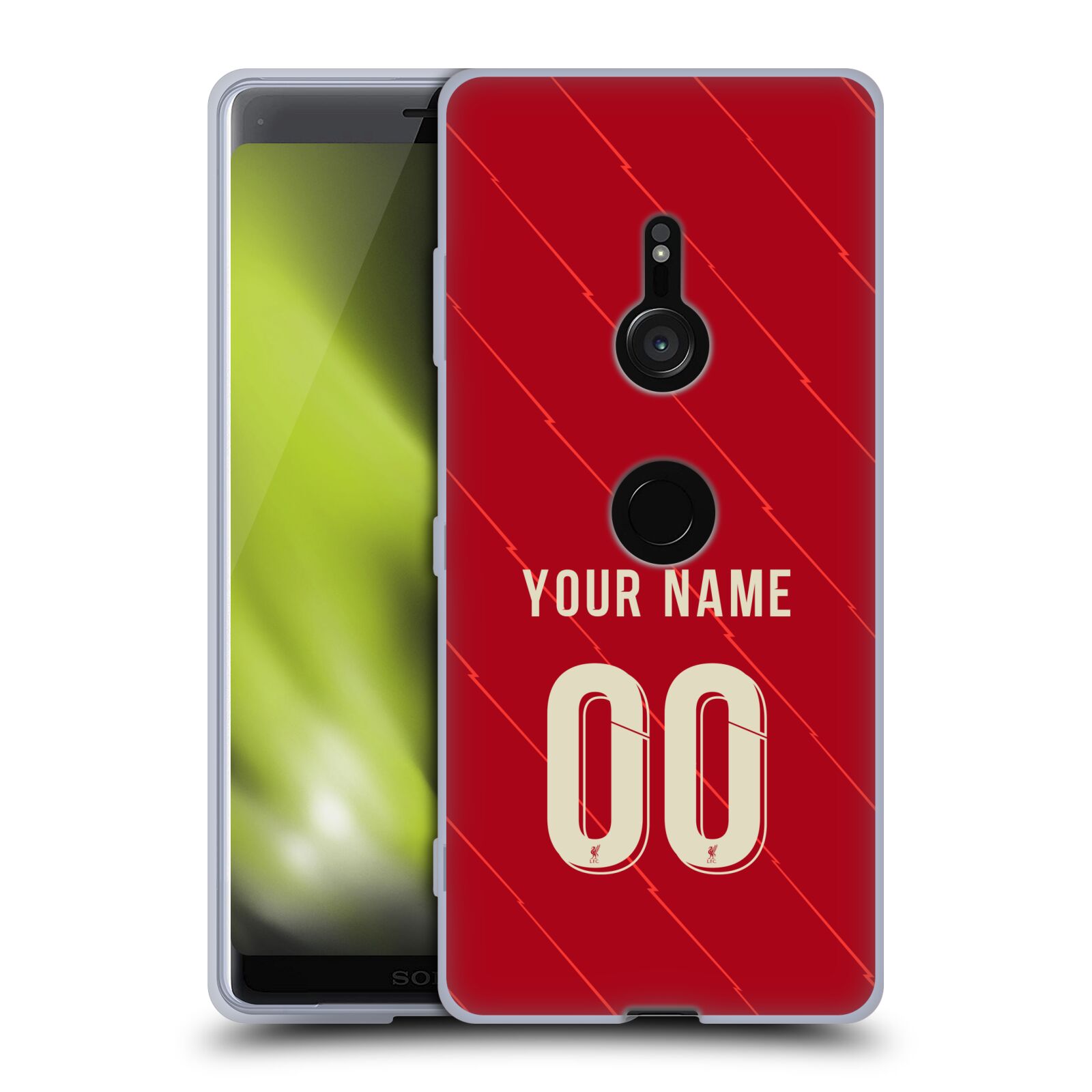 CUSTOM PERSONALIZED LIVERPOOL FC LFC 2021/22 KIT SOFT GEL CASE FOR SONY PHONES 1