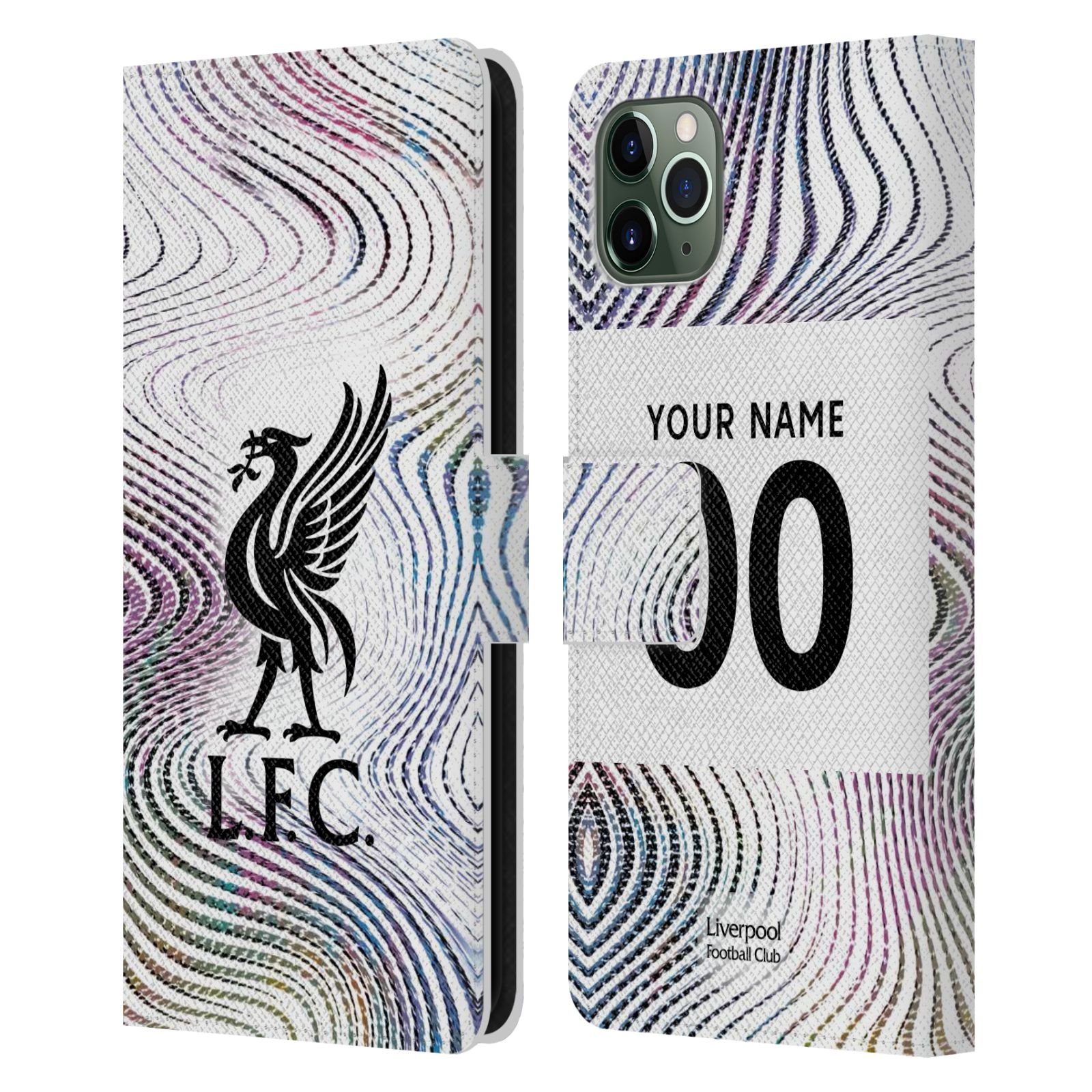 CUSTOMISED LIVERPOOL FC 2022/23 KIT PU LEATHER BOOK CASE FOR APPLE iPHONE PHONES - Picture 6 of 7