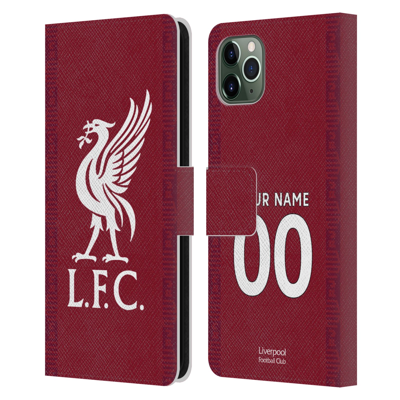 CUSTOMISED LIVERPOOL FC 2022/23 KIT PU LEATHER BOOK CASE FOR APPLE iPHONE PHONES - Picture 7 of 7