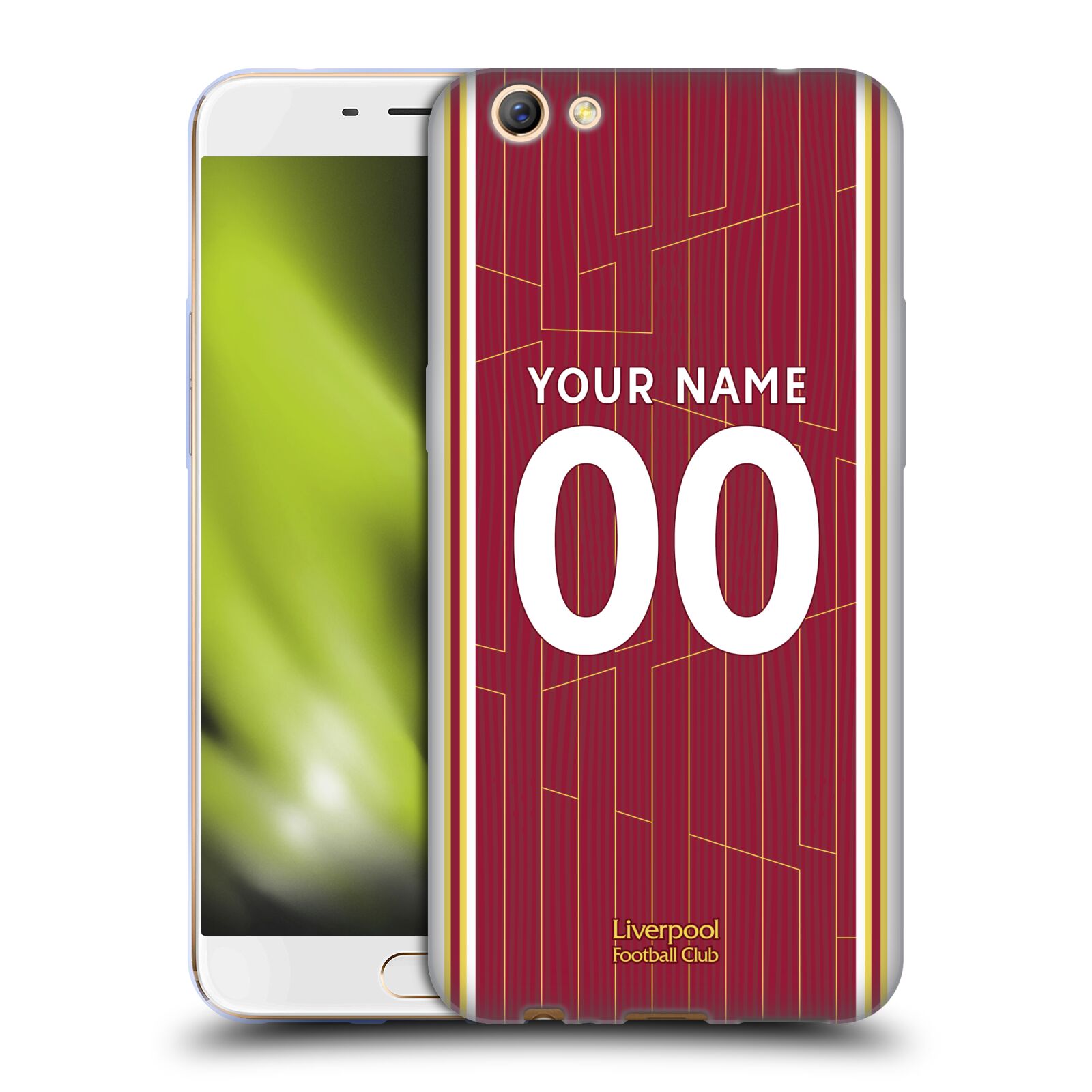 CUSTOM CUSTOMIZED PERSONALIZED LIVERPOOL FC 2024/25 KIT GEL CASE FOR OPPO PHONES