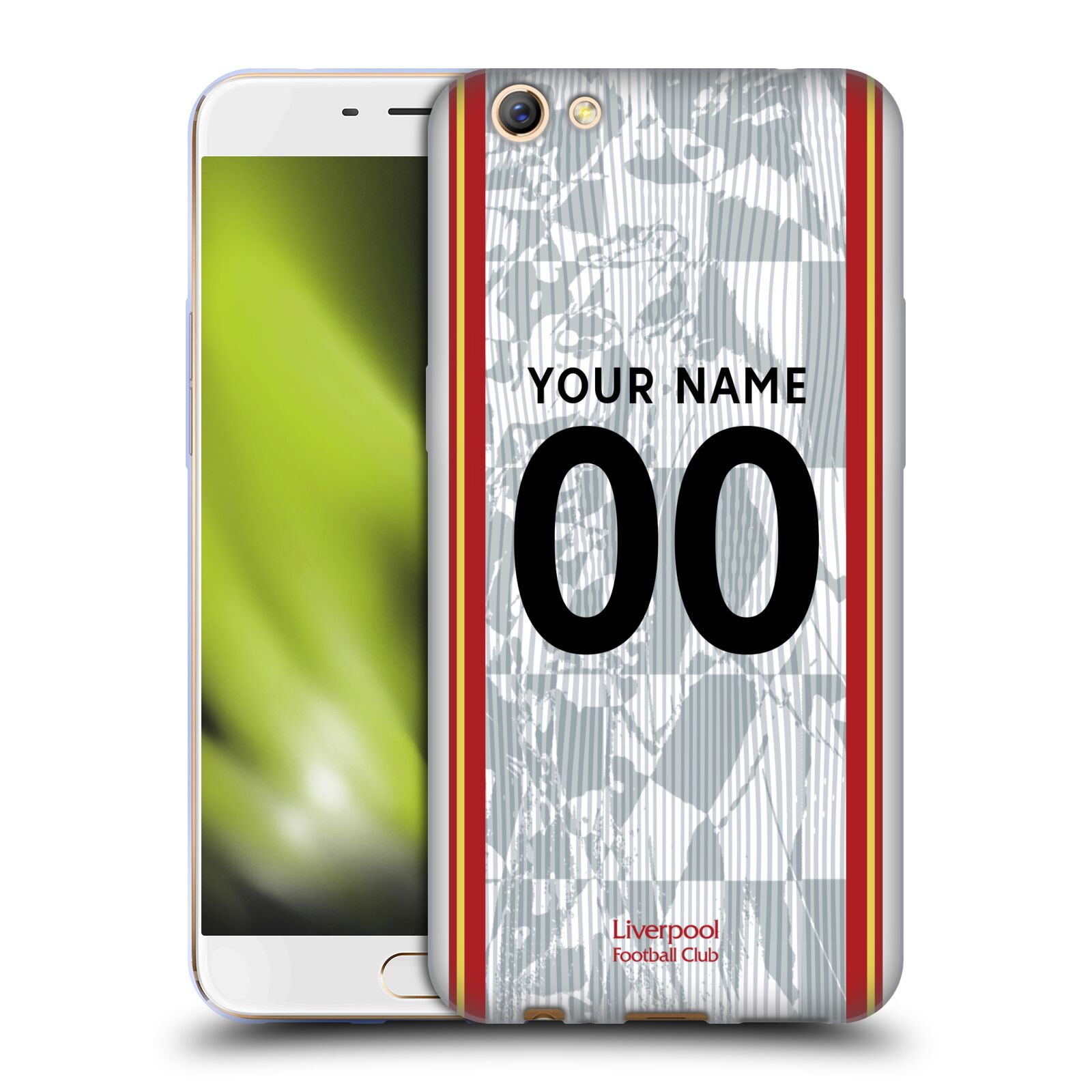 CUSTOM CUSTOMIZED PERSONALIZED LIVERPOOL FC 2024/25 KIT GEL CASE FOR OPPO PHONES