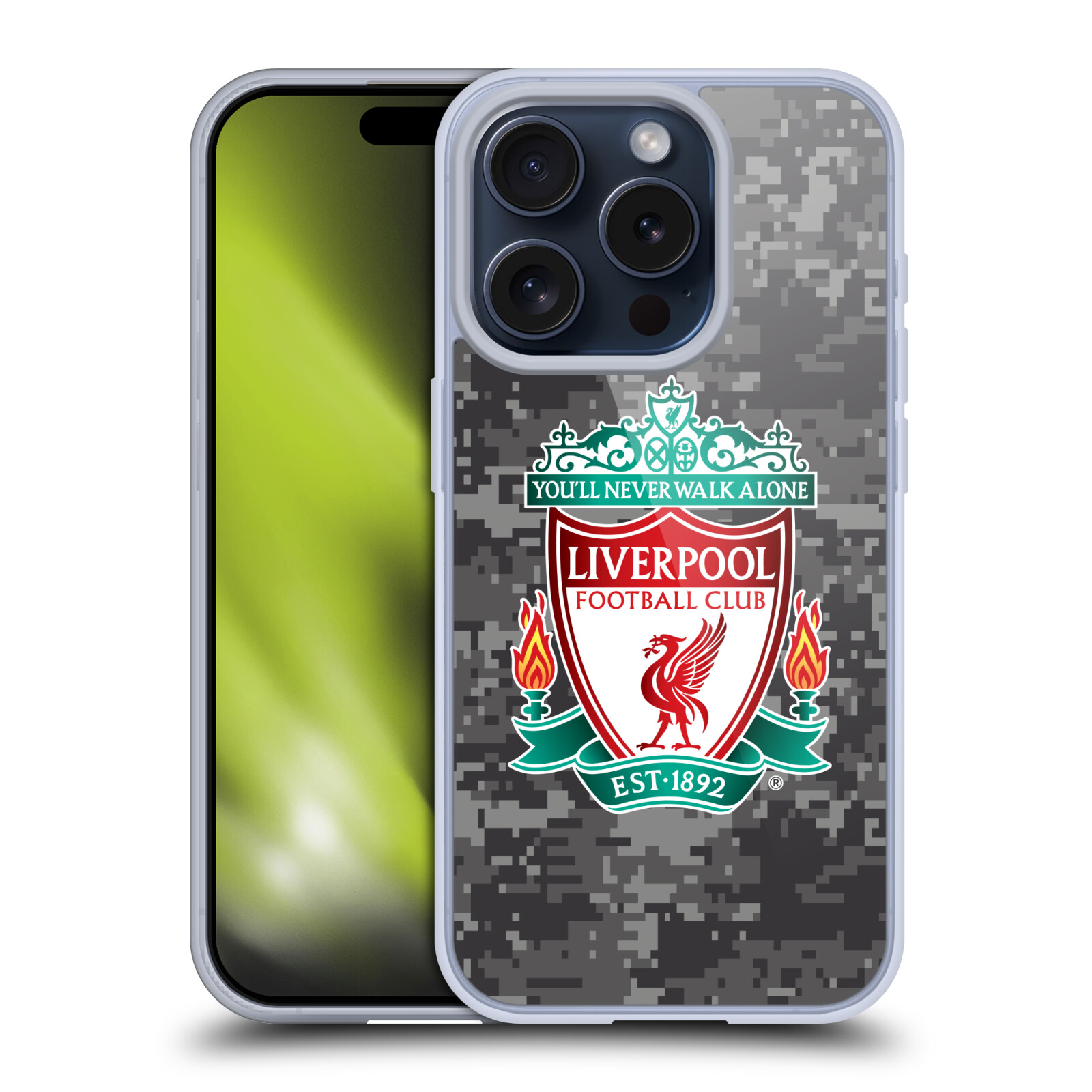 LIVERPOOL FC LFC DIGITAL CAMOUFLAGE SOFT GEL CASE FOR APPLE iPHONE PHONES - Picture 9 of 13