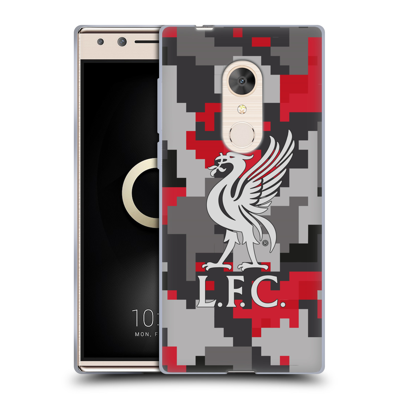 OFFICIAL LIVERPOOL FOOTBALL CLUB DIGITAL CAMOUFLAGE GEL CASE FOR ALCATEL PHONES - Picture 10 of 13
