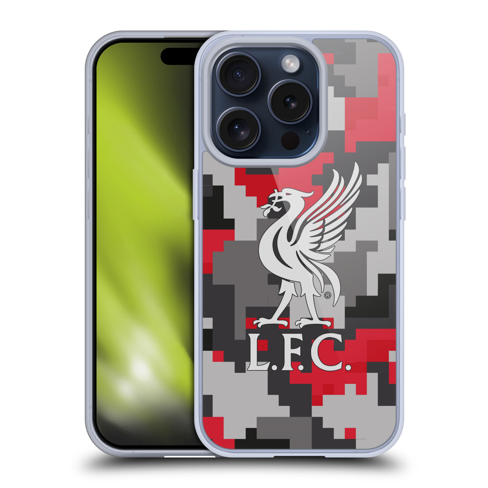 LIVERPOOL FC LFC DIGITAL CAMOUFLAGE SOFT GEL CASE FOR APPLE iPHONE PHONES - Picture 10 of 13