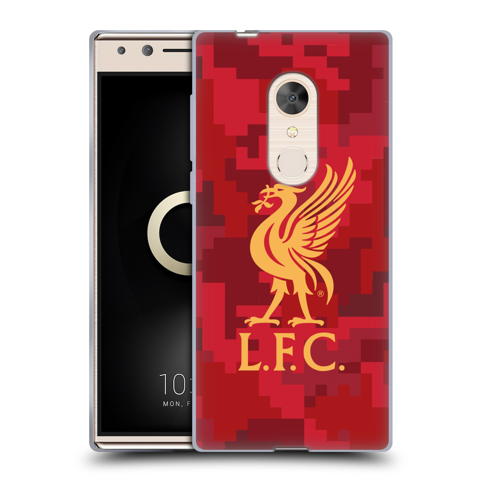 OFFICIAL LIVERPOOL FOOTBALL CLUB DIGITAL CAMOUFLAGE GEL CASE FOR ALCATEL PHONES - Picture 12 of 13