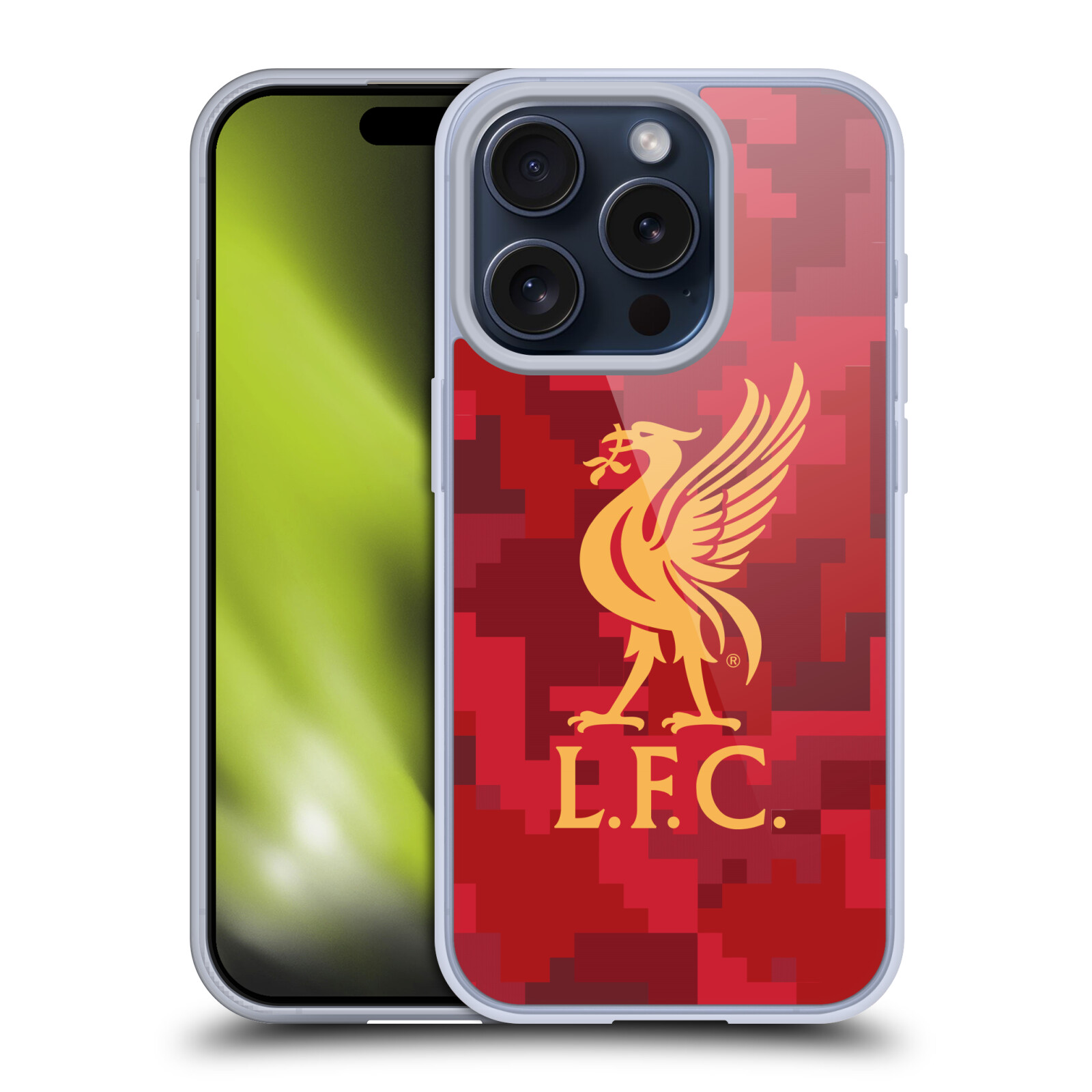 LIVERPOOL FC LFC DIGITAL CAMOUFLAGE SOFT GEL CASE FOR APPLE iPHONE PHONES - Picture 12 of 13