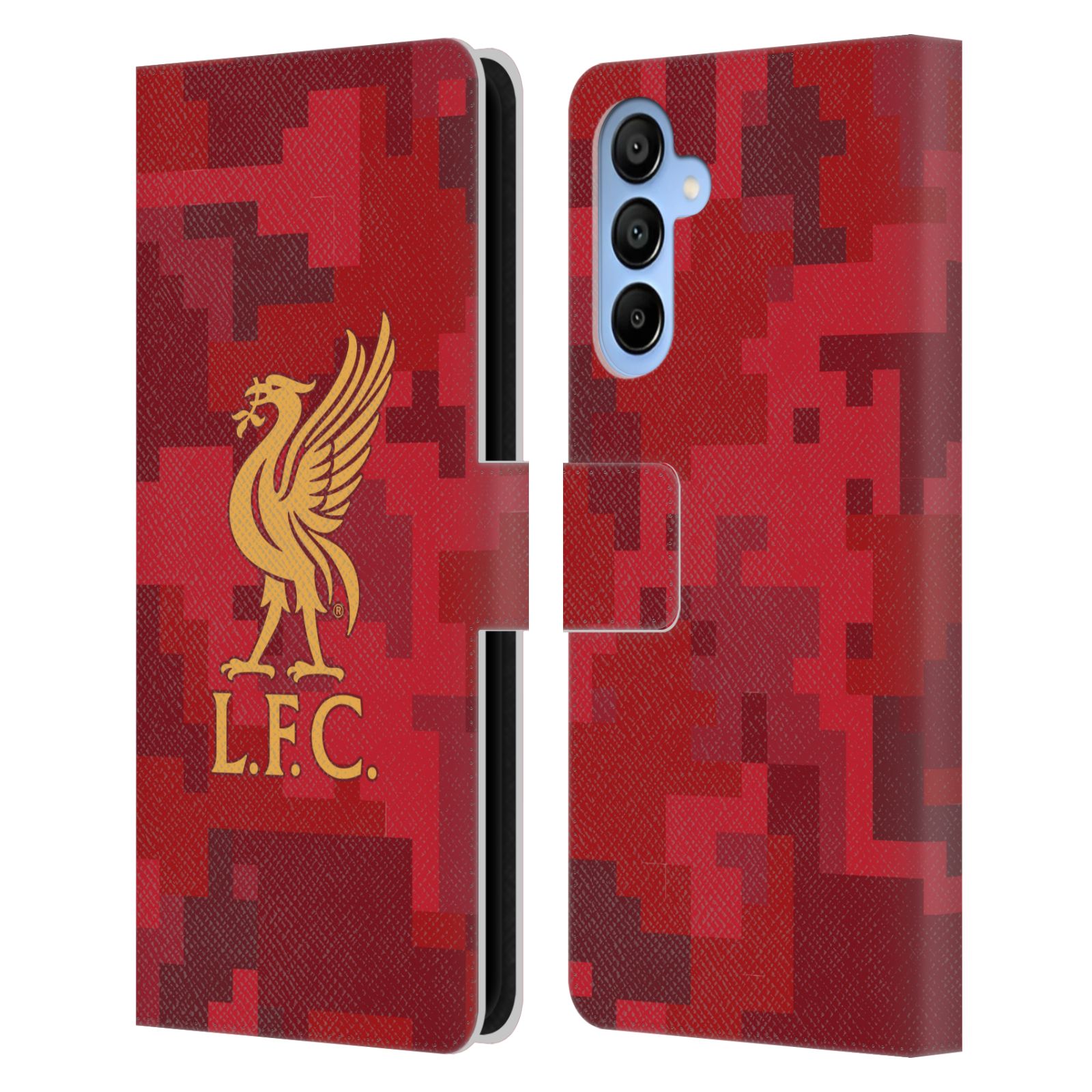 Home Red Leather Wallet Case for Galaxy A16 5G