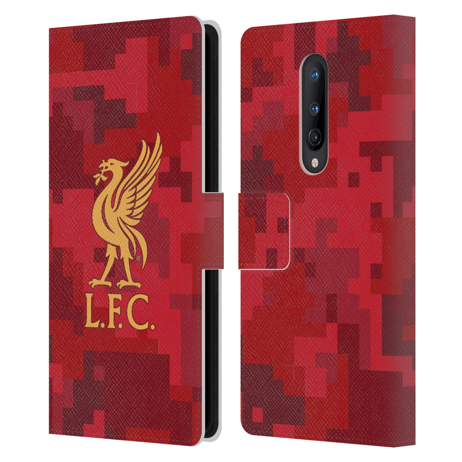 LIVERPOOL FC LFC DIGITAL CAMOUFLAGE PU LEATHER BOOK CASE FOR ONEPLUS PHONES - Picture 11 of 12