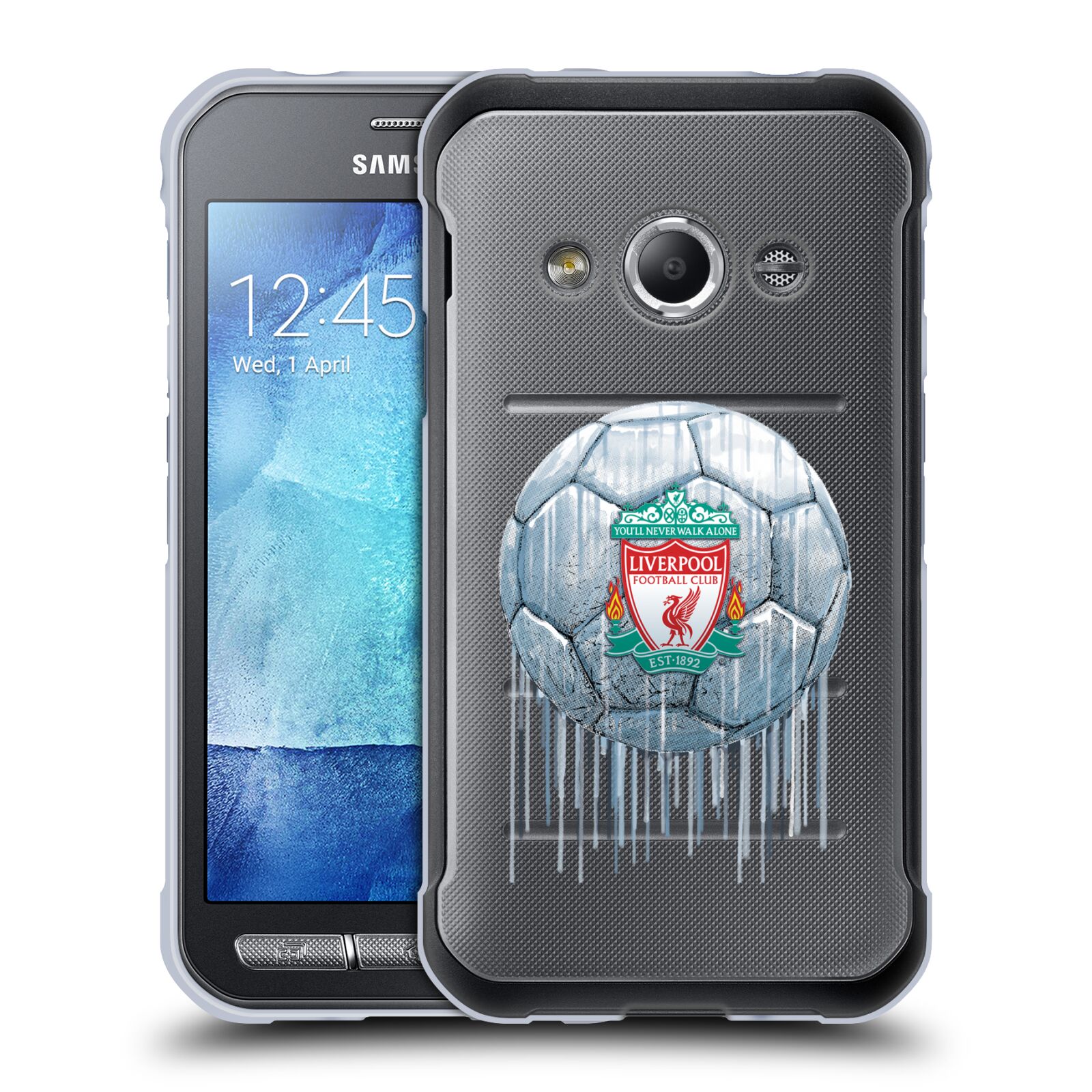 OFFICIAL LIVERPOOL FOOTBALL CLUB DRIP ART SOFT GEL CASE FOR SAMSUNG PHONES 4
