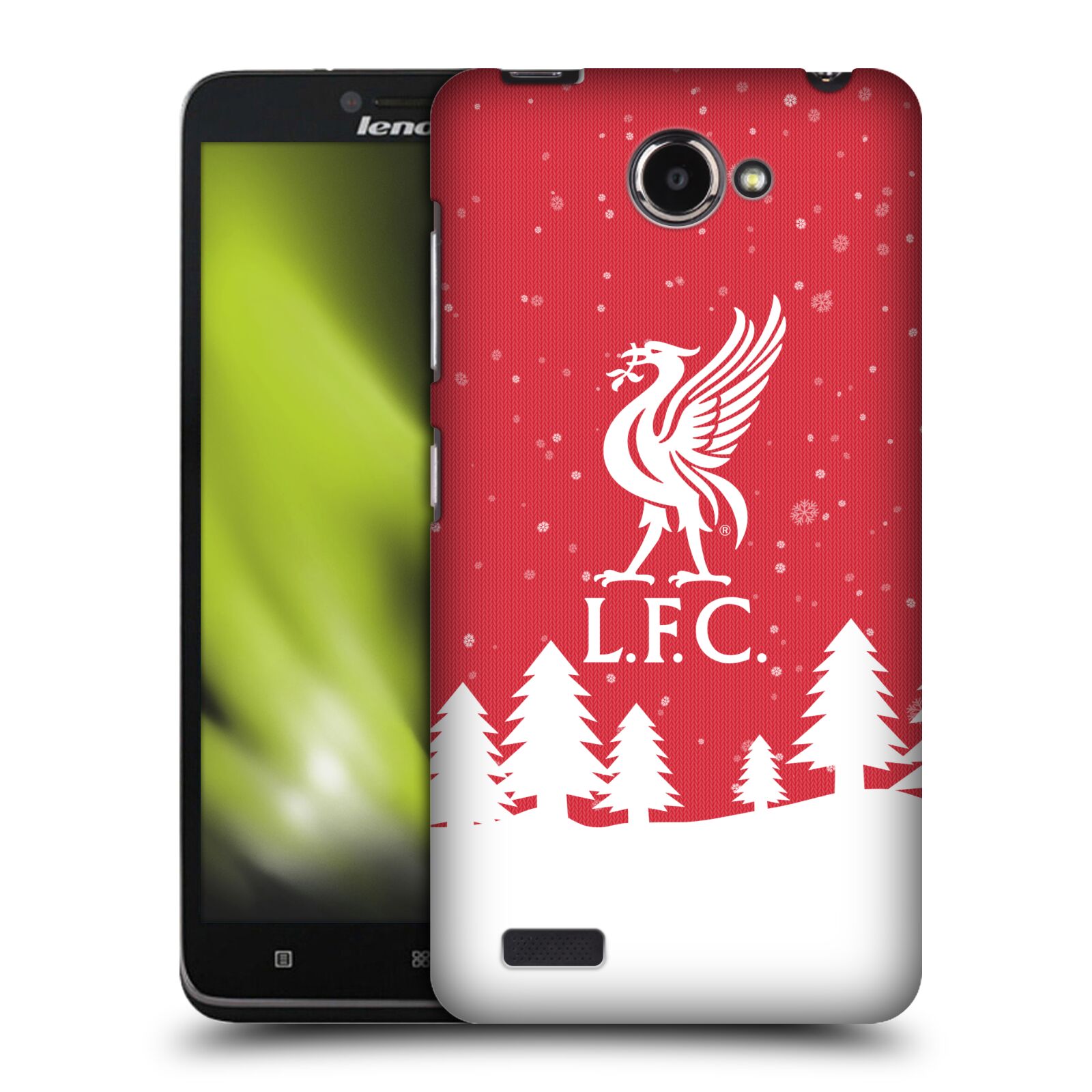 FUNDA TRASERA OFICIAL LIVERPOOL CLUB FESTIVA NAVIDAD PARA TELÉFONOS LENOVO - Imagen 10 de 11