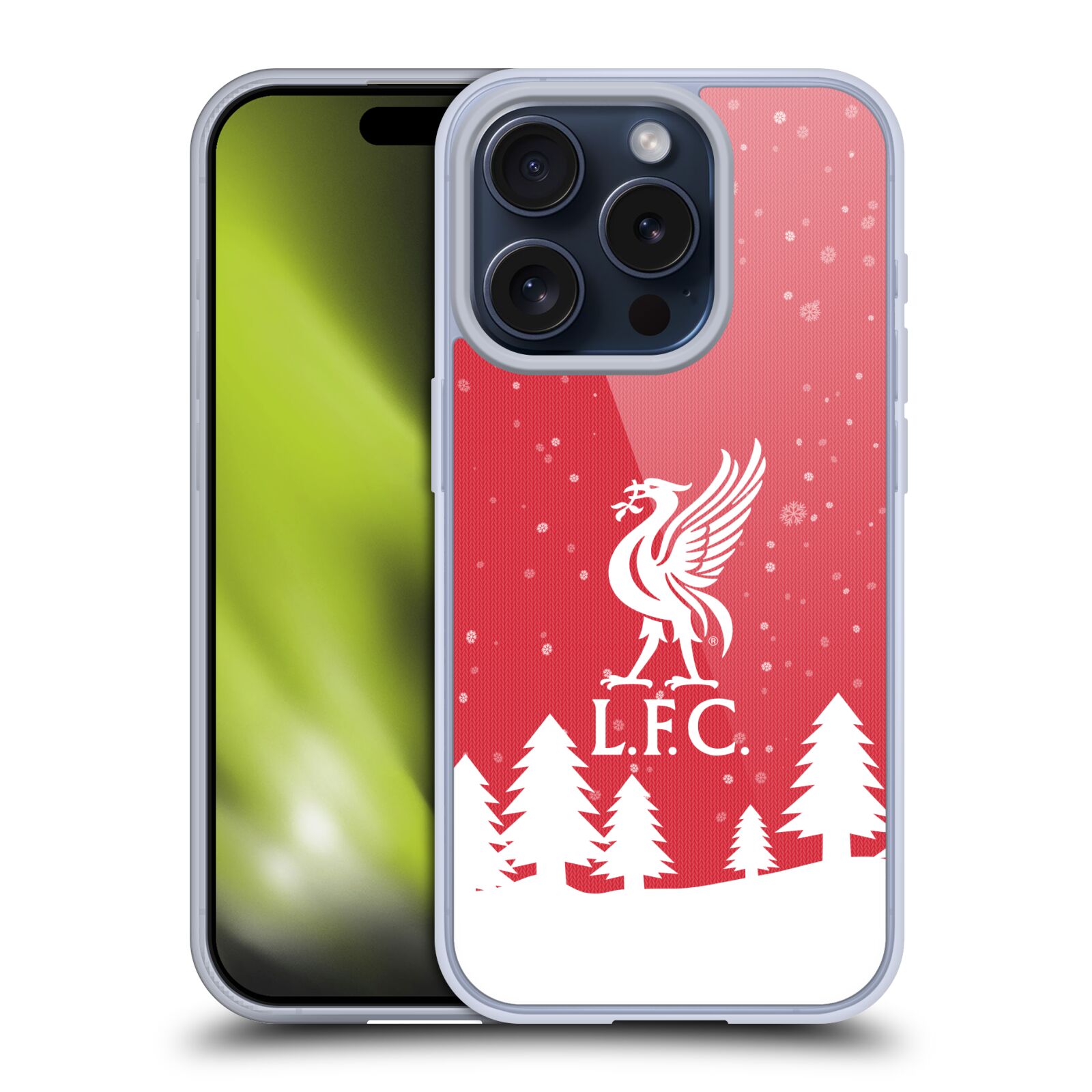 LIVERPOOL FC LFC FESTIVE CHRISTMAS SOFT GEL CASE FOR APPLE iPHONE PHONES - Picture 10 of 11